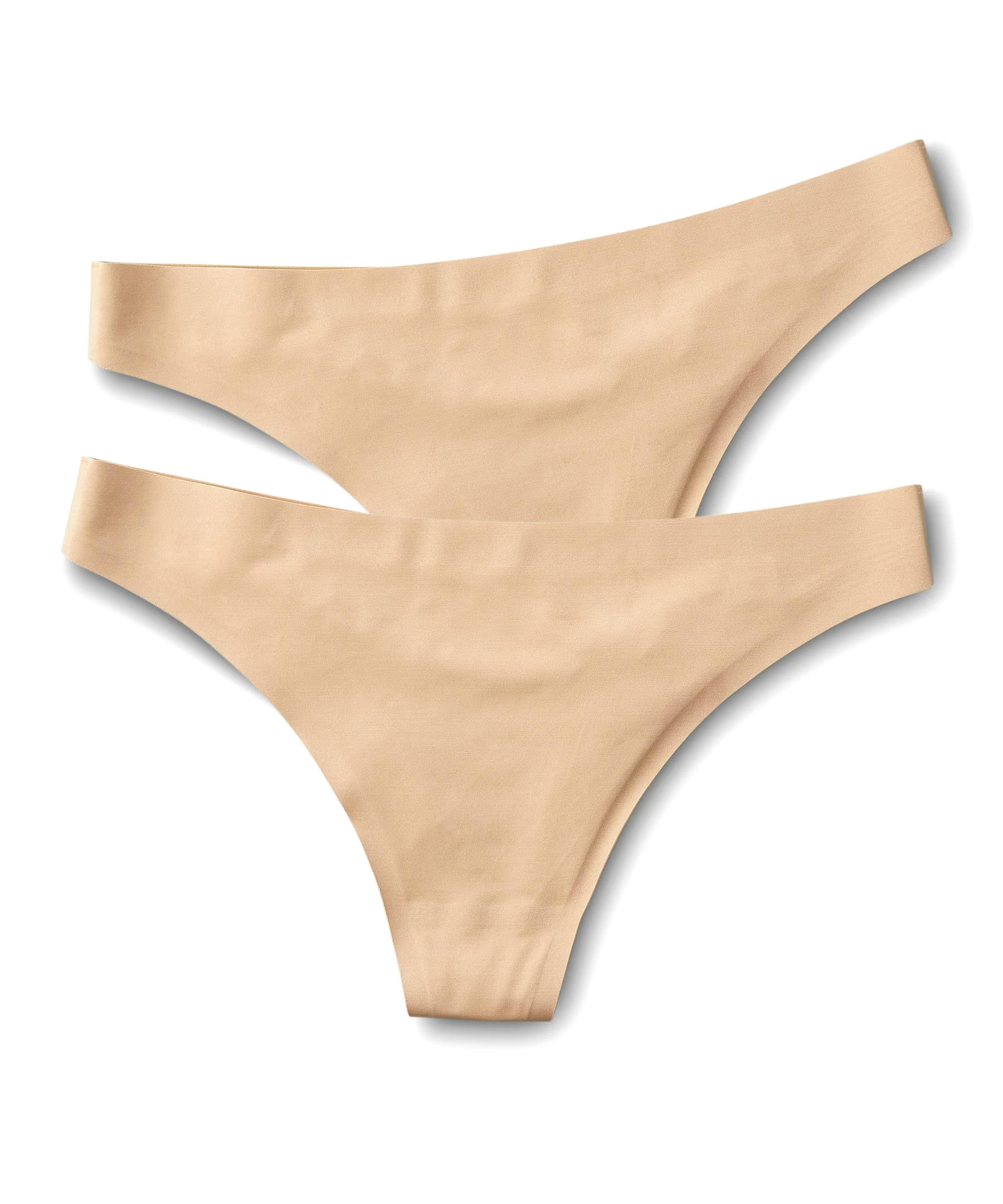Denver Hayes Women's 2 Pack Perfect Fit Panty Invisible Thong