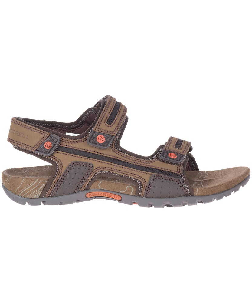 Merrell Men's Sanspur Oak Hook-And-Loop Sandals