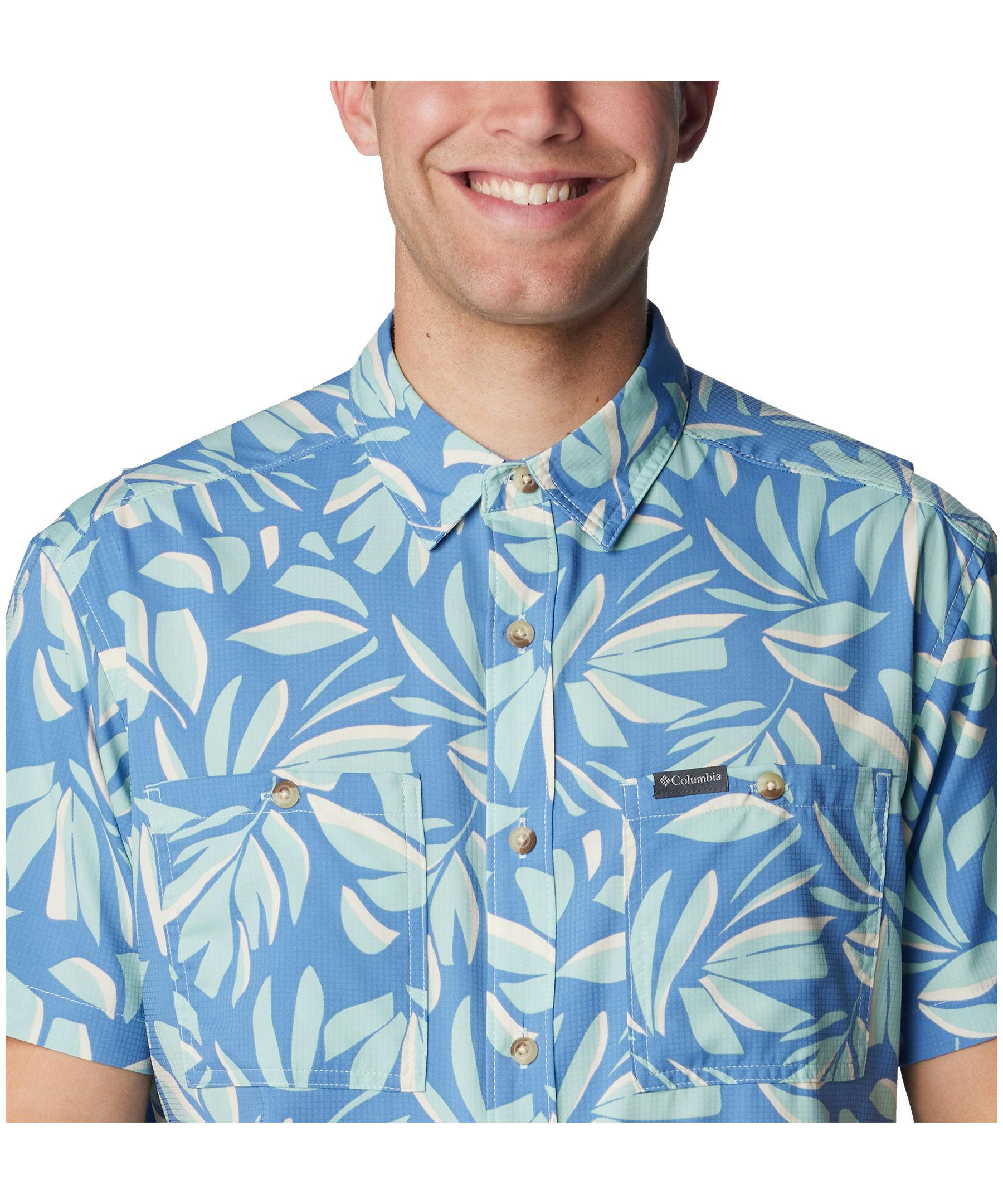 Columbia Men's Utilizer Omni-Shade™ Short Sleeve Printed Shirt