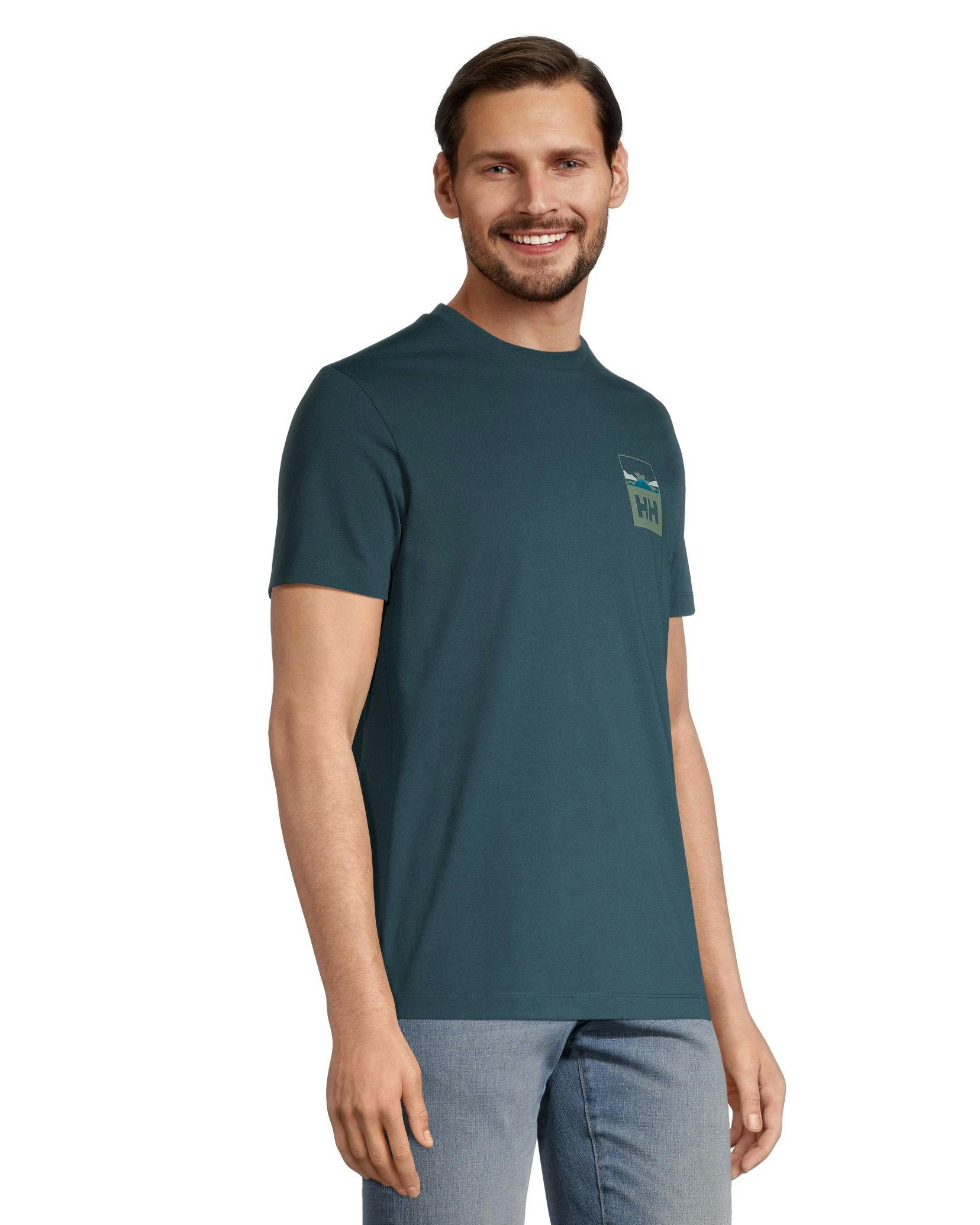 Helly Hansen Men's Back Mountain Graphic Short Sleeve T Shirt