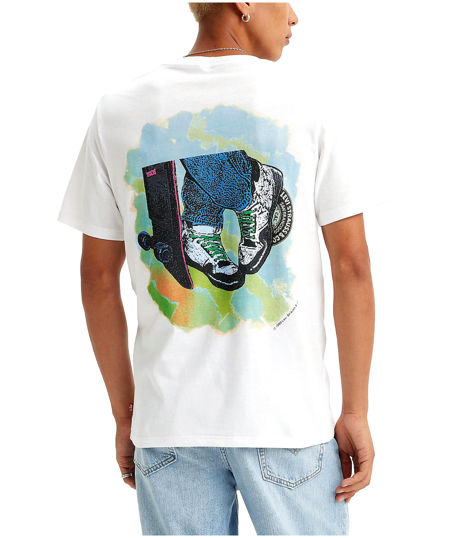 Levi's Men's BG Skateboard Graphic Cotton T Shirt