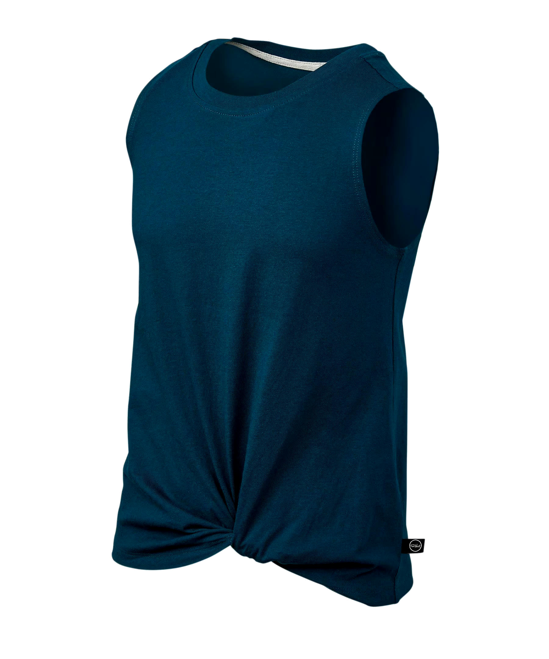 FarWest Girls' Crewneck Knotted Tank