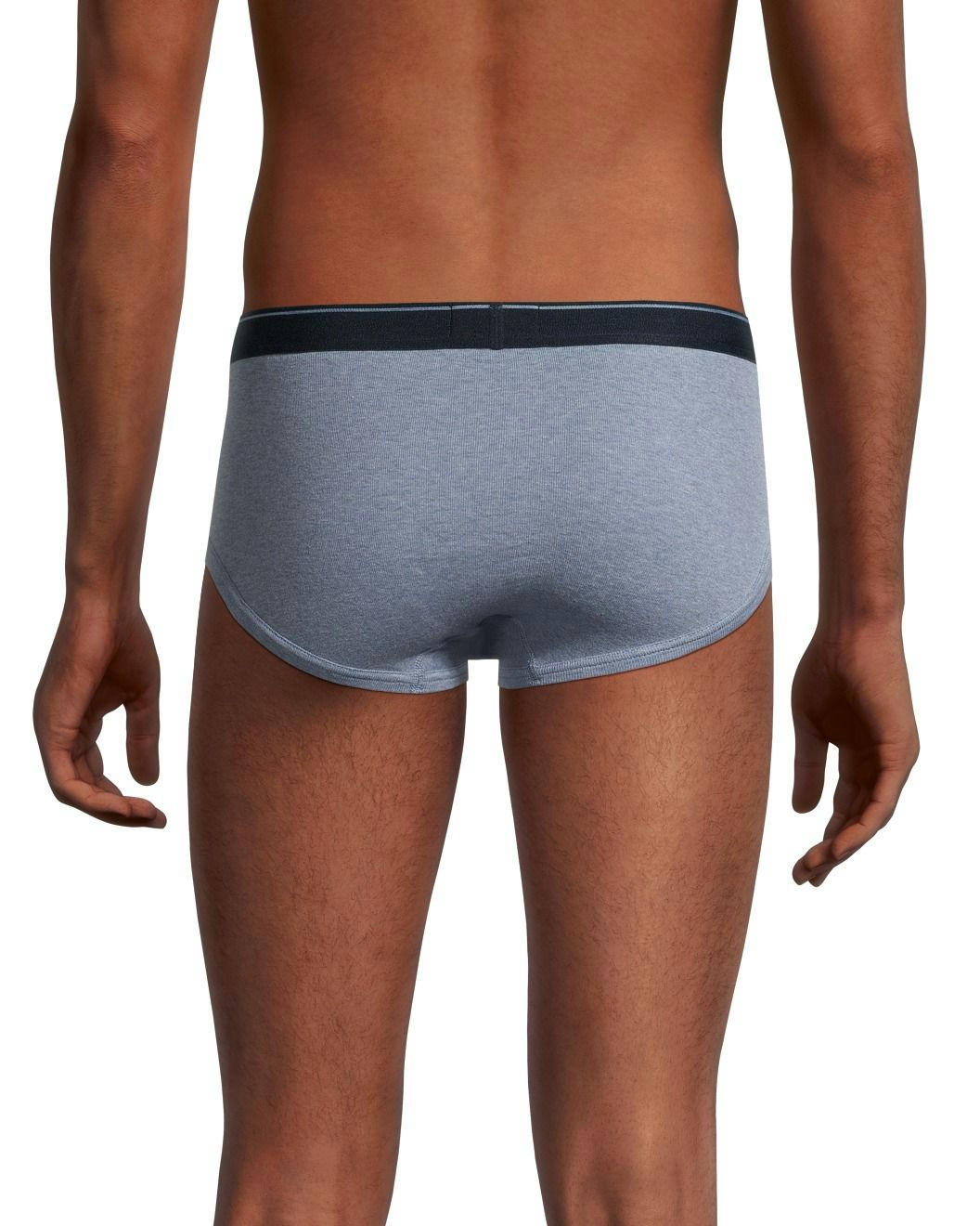 Denver Hayes Men's 3 Pack Yarn Dye Basic Briefs