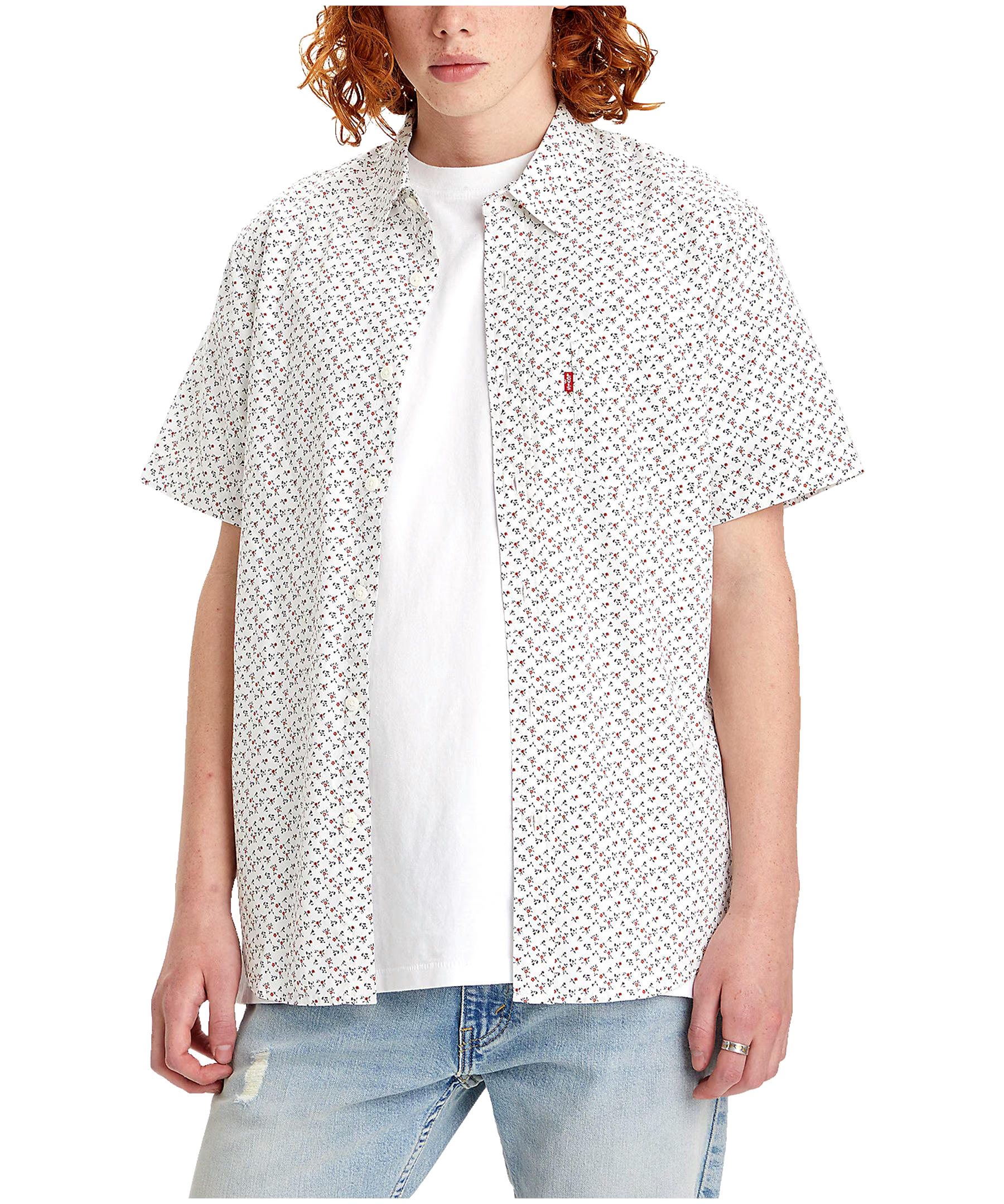 Men's Classic Button Down Short Sleeve Standard Shirt