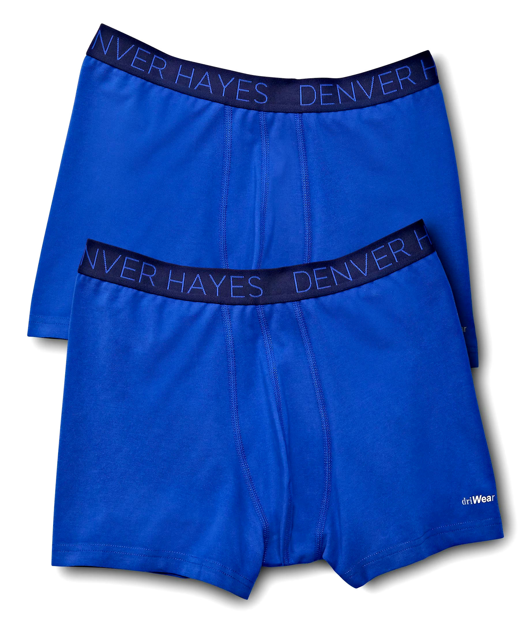 Denver Hayes Men's 2-Pack DriWear Trunk Brief