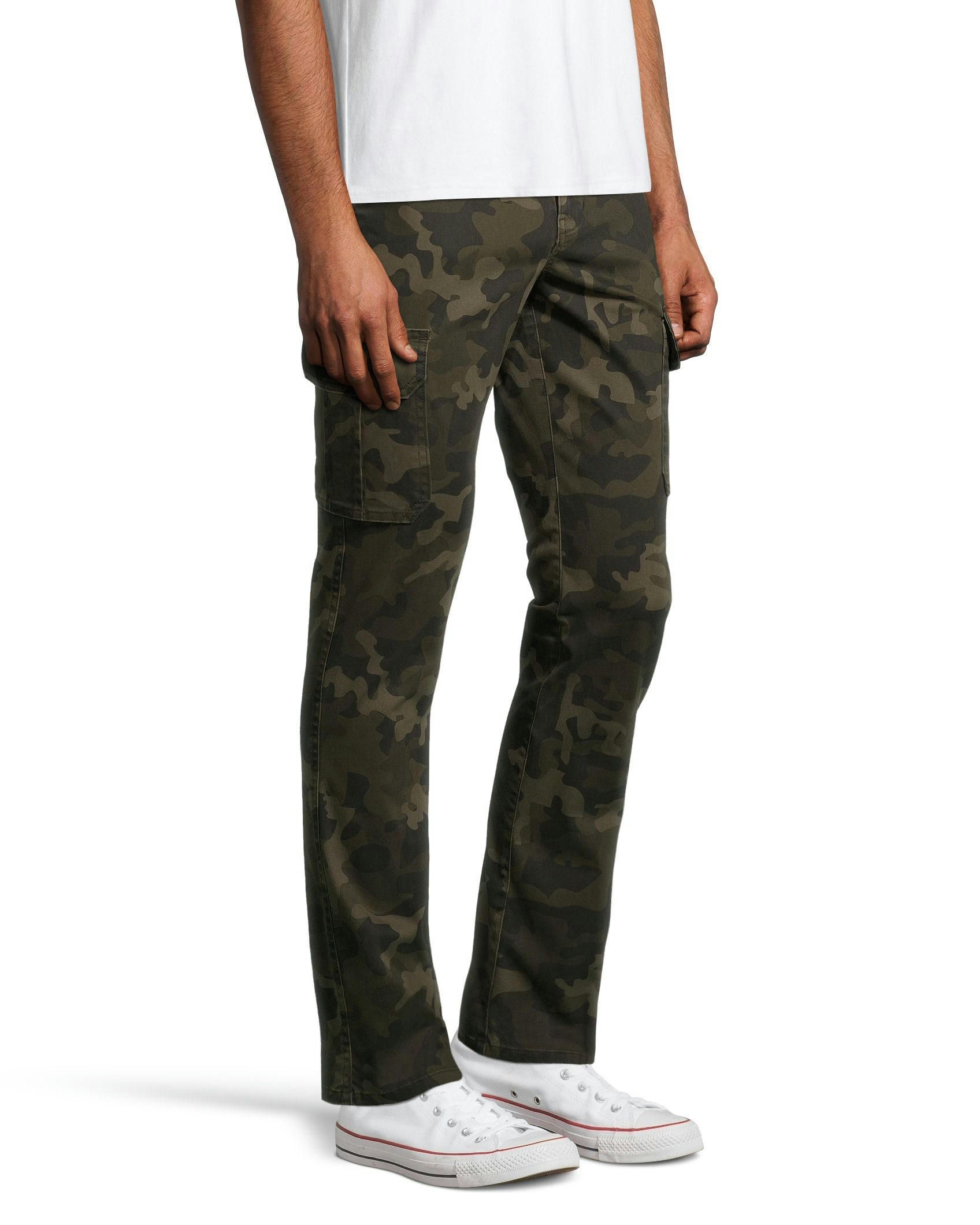 Denver Hayes Men's Stretch Slim Cargo Pants