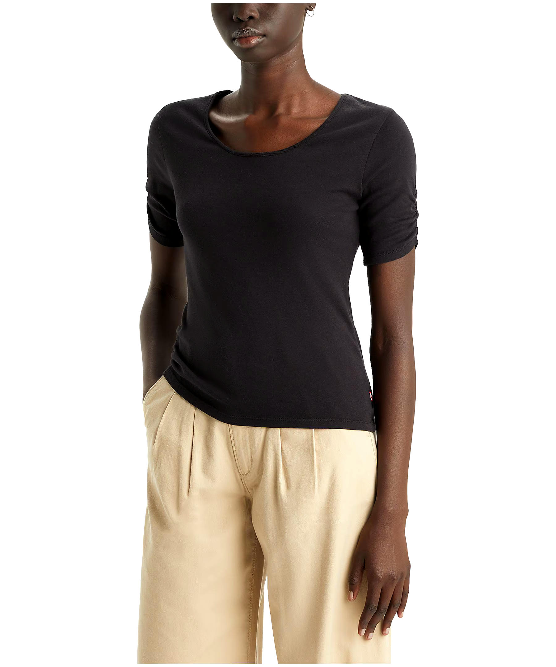 Levi's Women's Infinity Short Sleeve Slim Fit Ballet Top