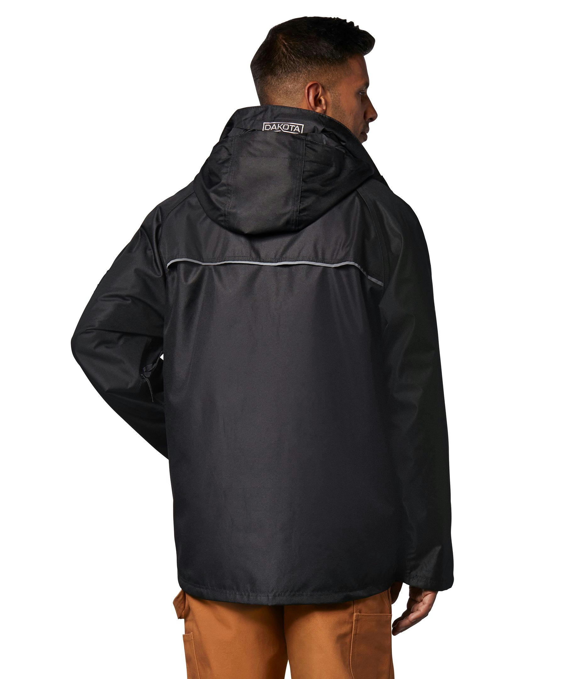 Dakota WorkPro Series Men's Waterproof Hyper-Dri 3 Breathable 3-In-1 Polyester Work Coat