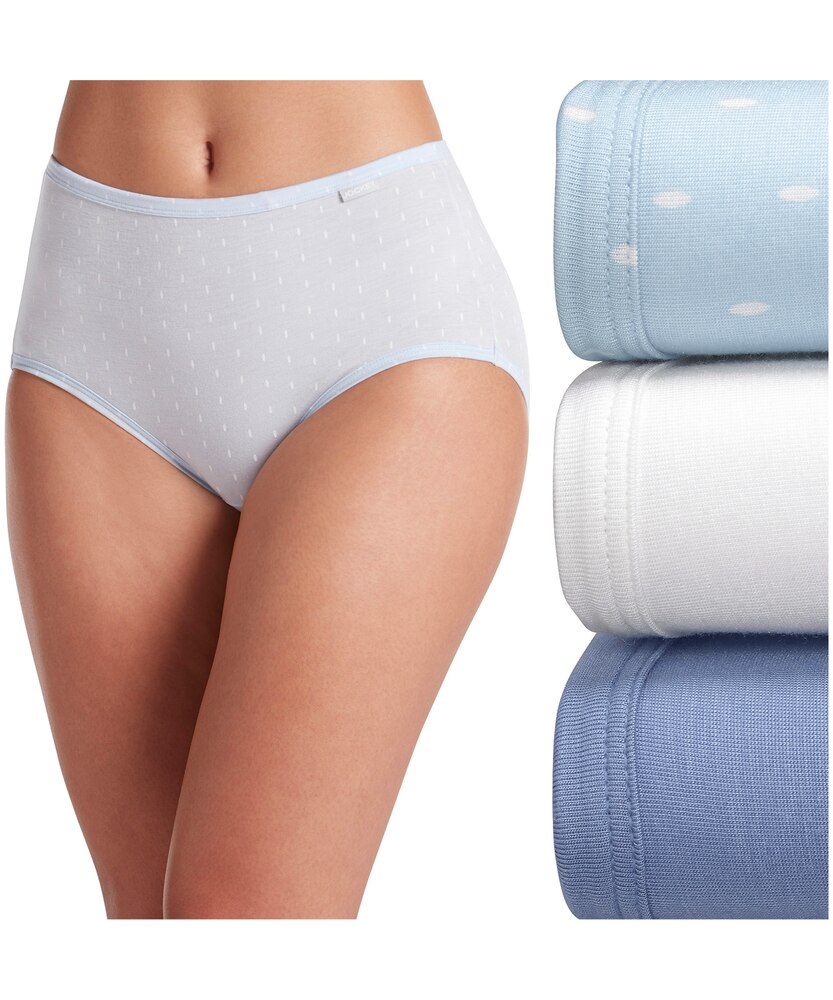 Jockey Women's 3 Pack Elance Supersoft Brief Underwear