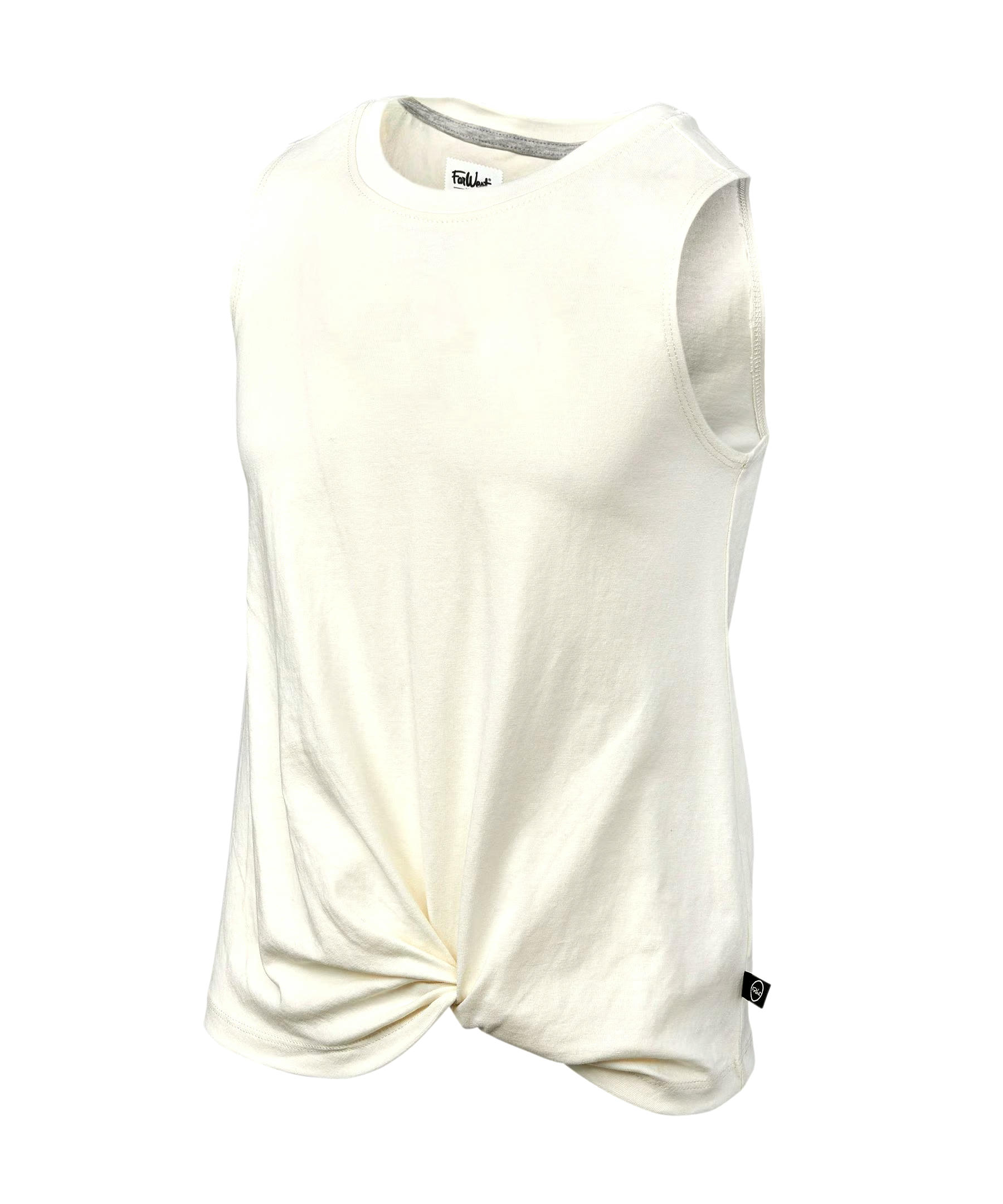 FarWest Girls' Crewneck Knotted Tank