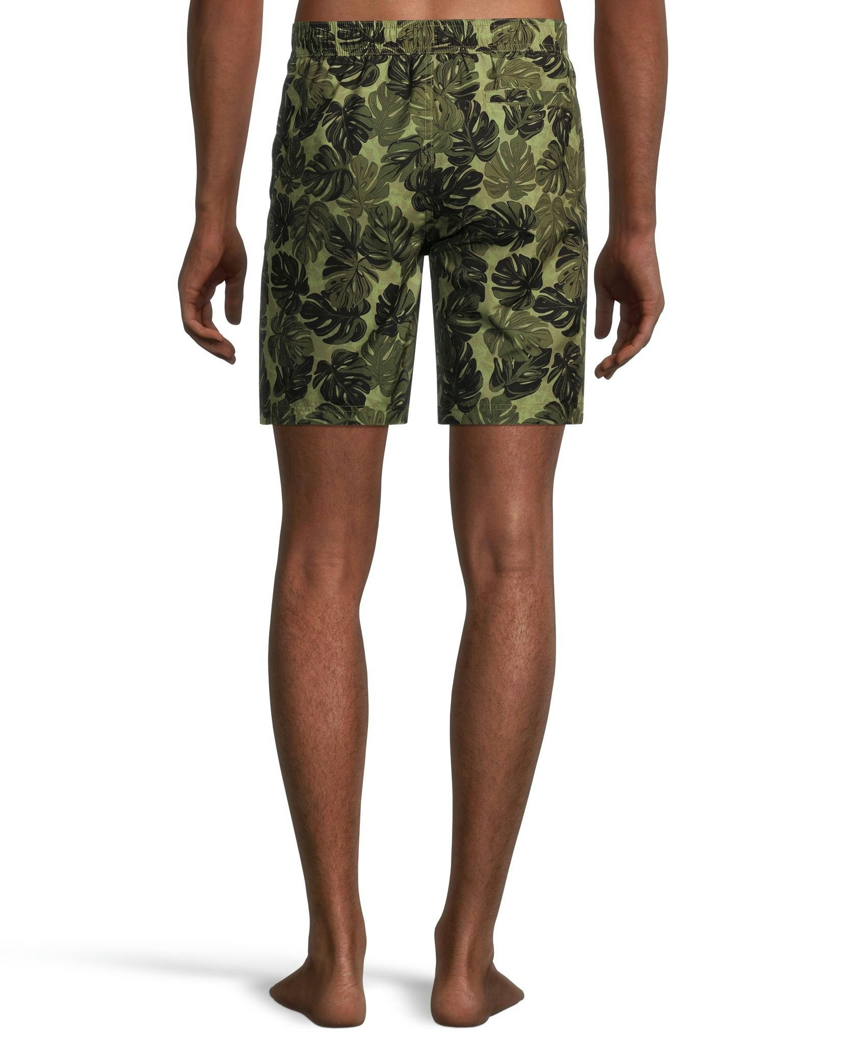 EXP Men's Camo Mid Rise Swim Shorts