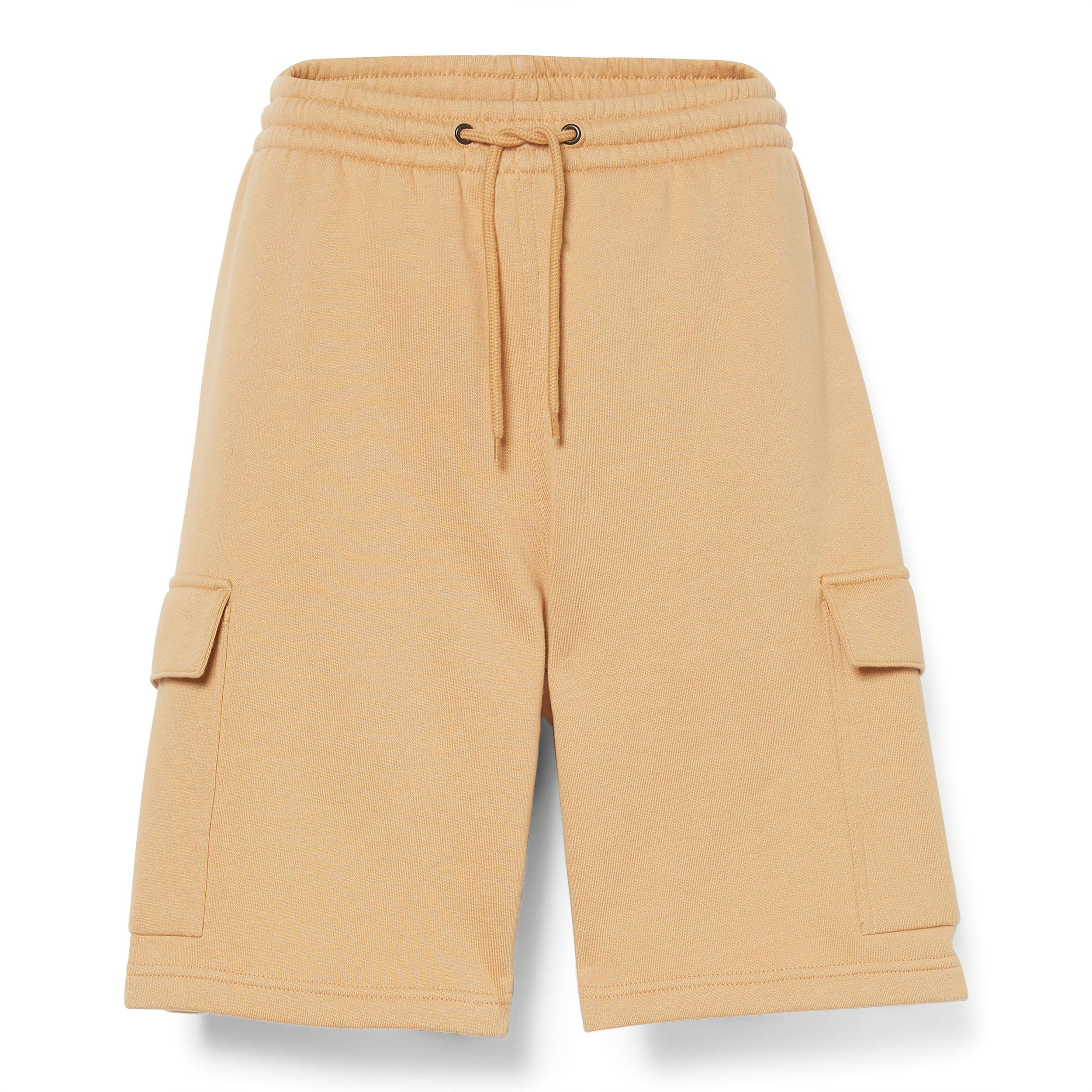 Timberland Men's Fleece Woven Badge Sweatshorts