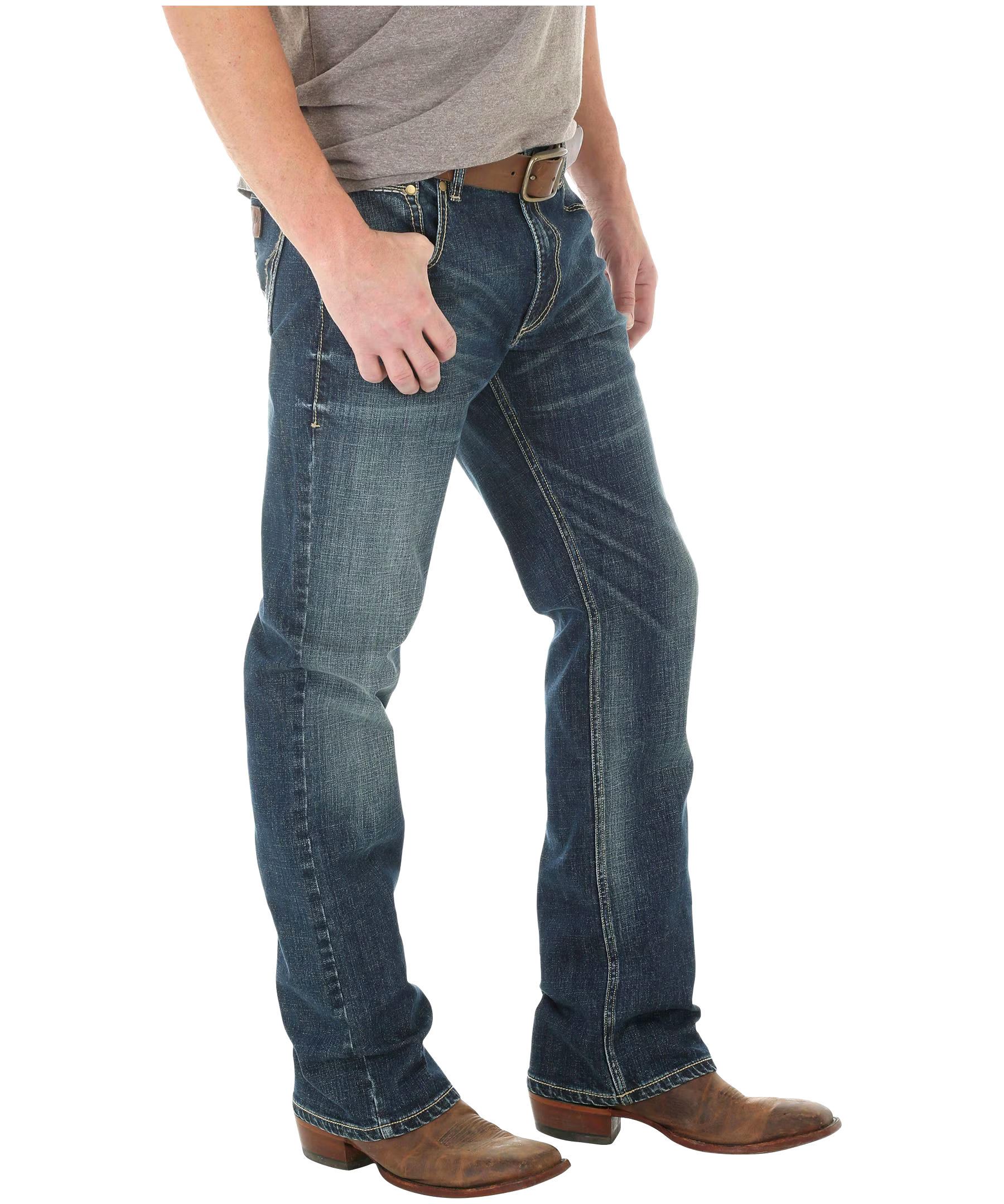 Men's Retro Slim Boot Jeans