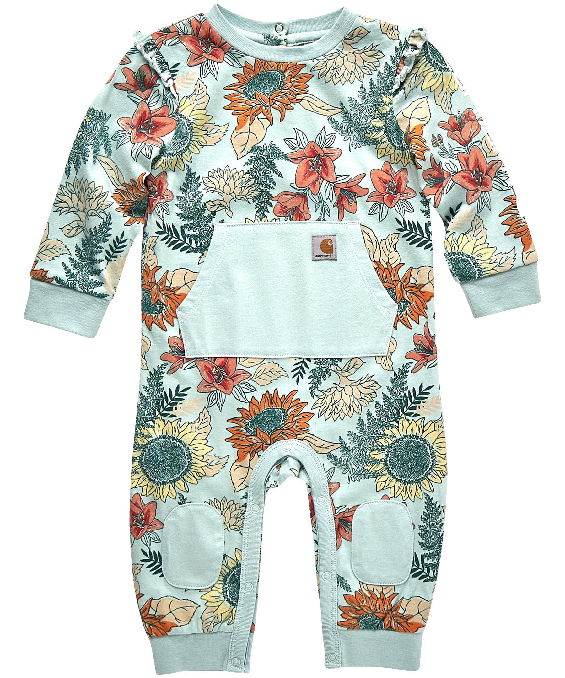 Carhartt Baby Girl's Long Sleeve Printed Coverall