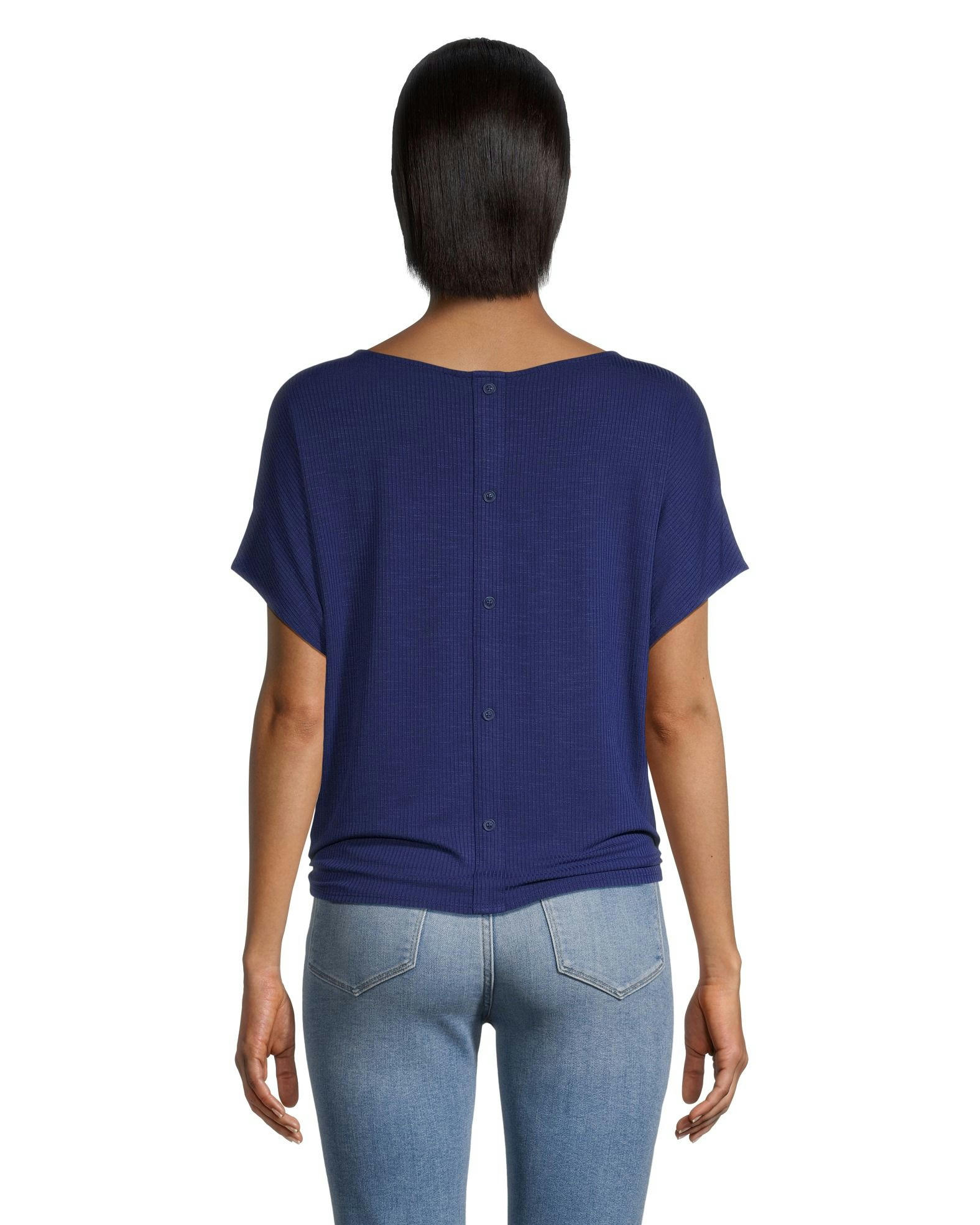 Denver Hayes Women's Relaxed Fit Tie Front T Shirt