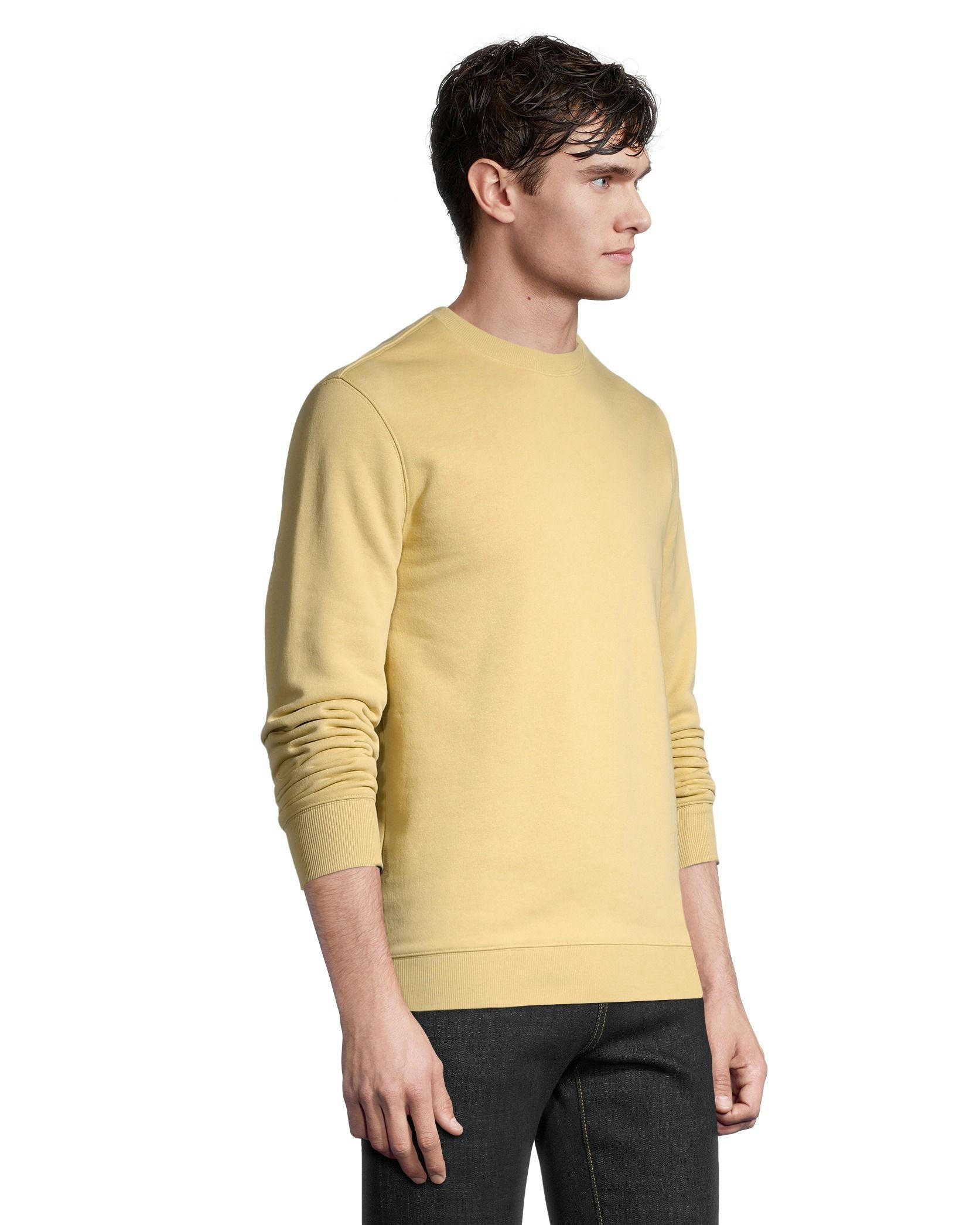 Denver Hayes Men's Basic Fleece Crewneck Sweatshirt