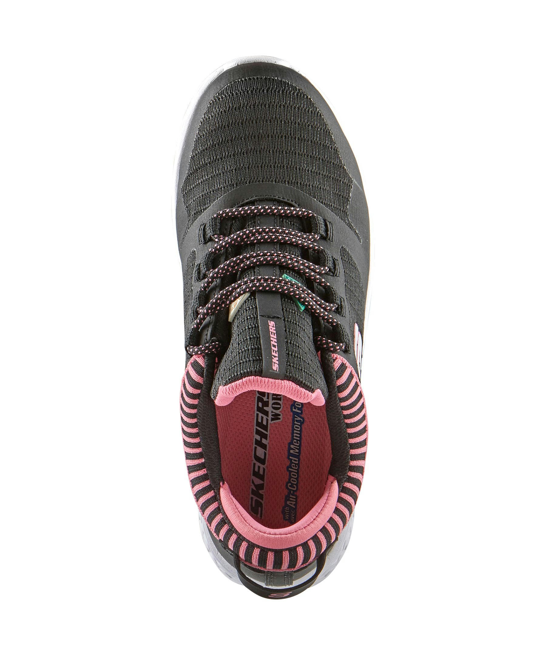 Skechers Work Women's Aluminum Toe Steel Plate Slip Resistant Slip On Safety Shoes - Grey