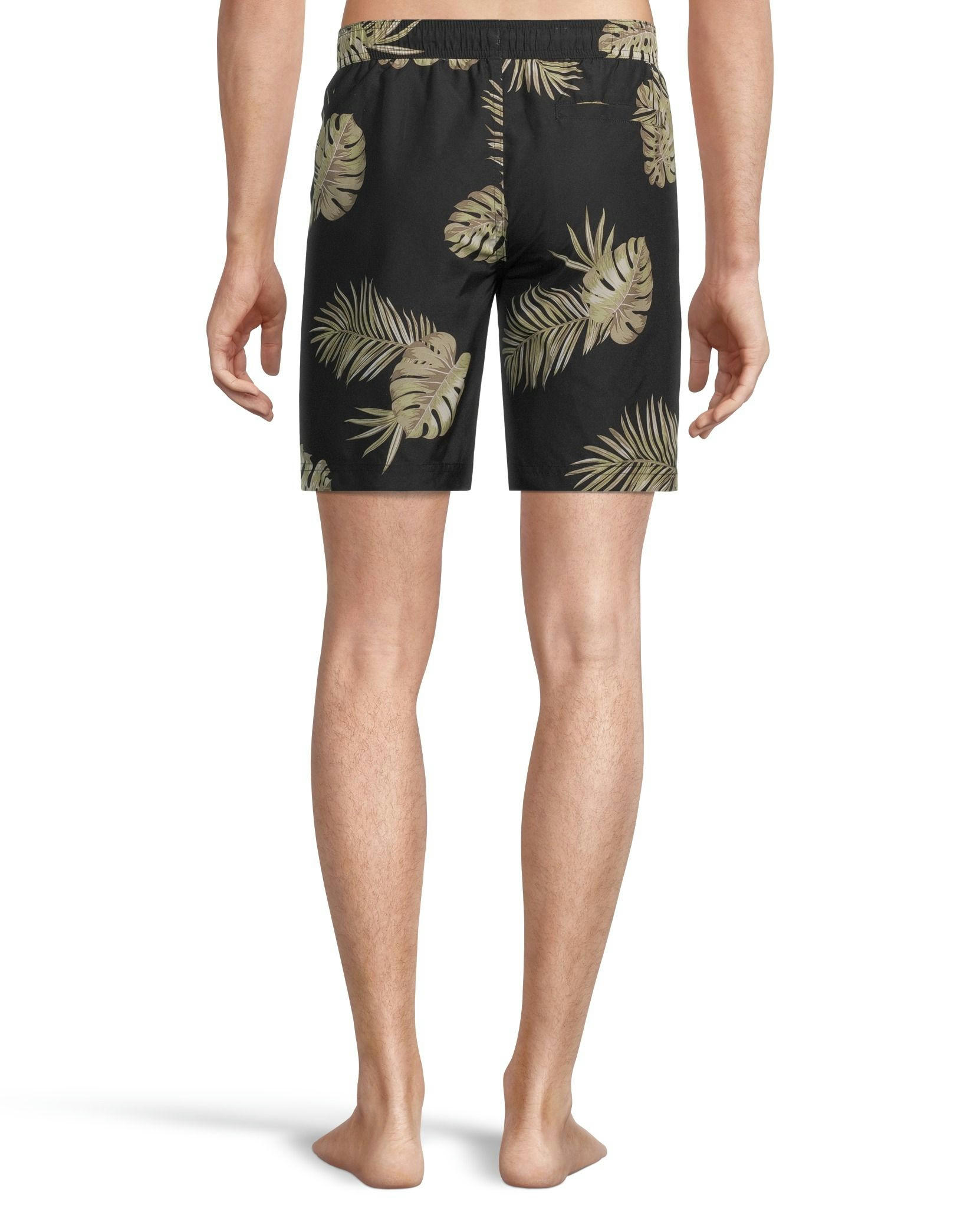 EXP Men's Camo Mid Rise Swim Shorts