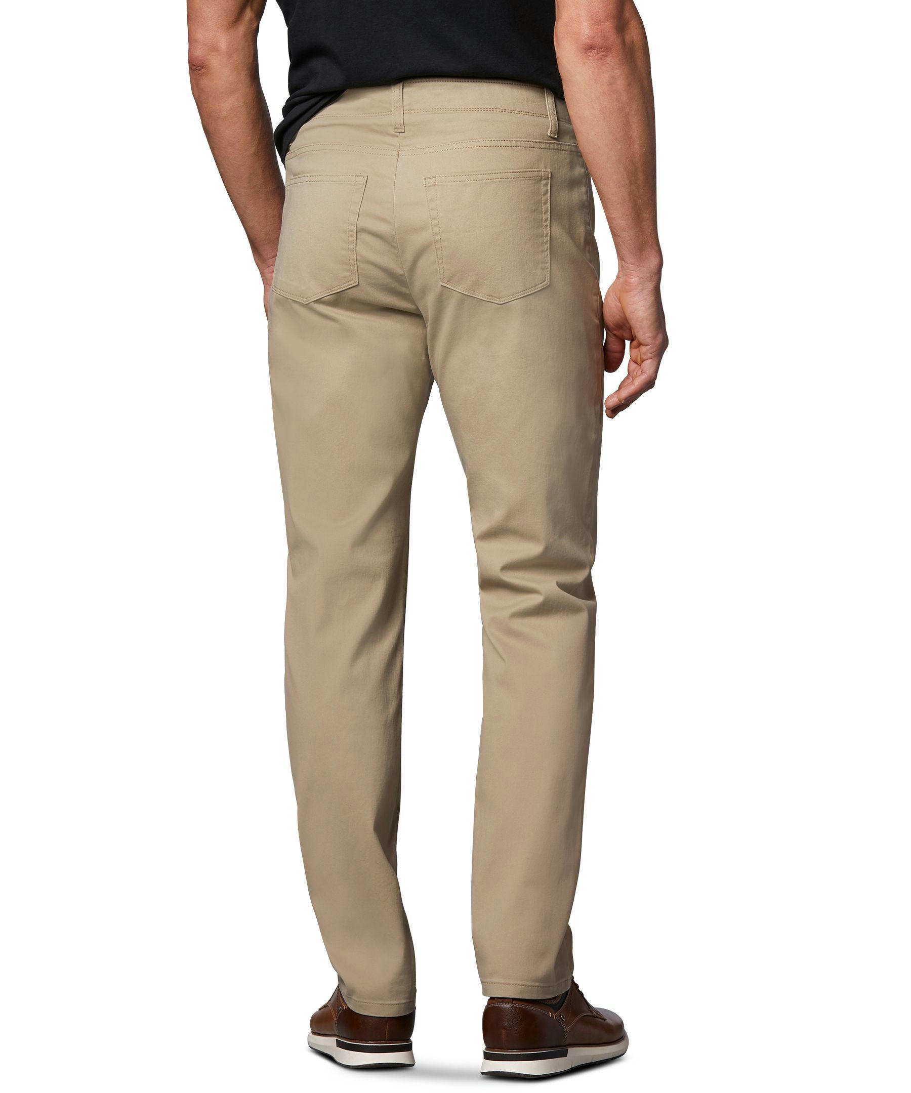 Denver Hayes Men's Stretch 5 Pocket Athletic Chino Pants