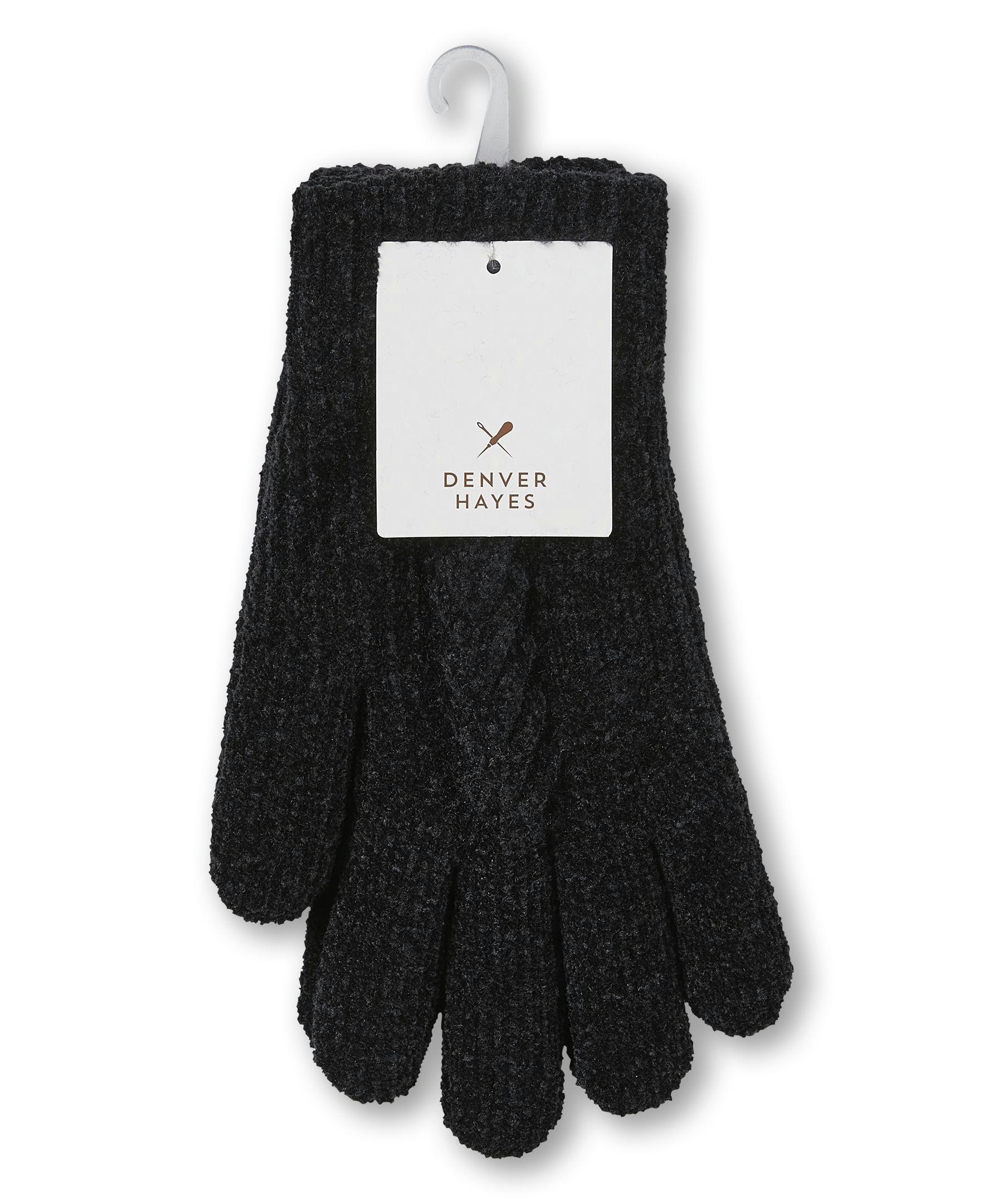 Denver Hayes Women's Chenille Cable Knit Gloves