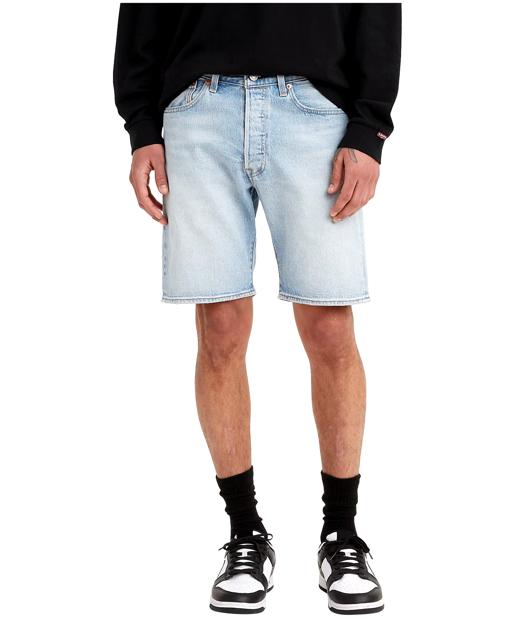 Levi's Men's High Altitudes 501 Mid Rise Straight Leg Hemmed Shorts