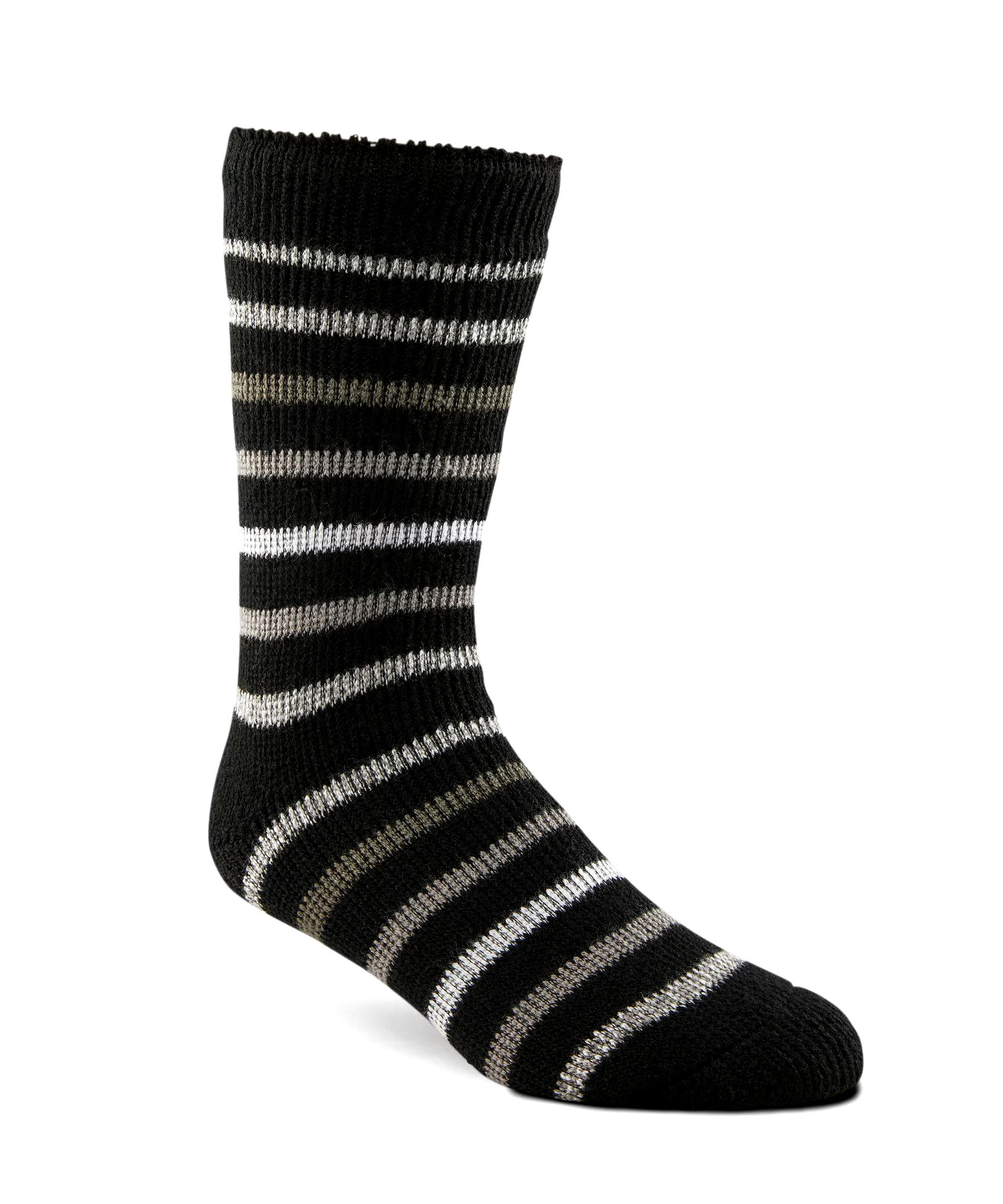 WindRiver Men's T-Max Heat Striped Thermal Boot Socks