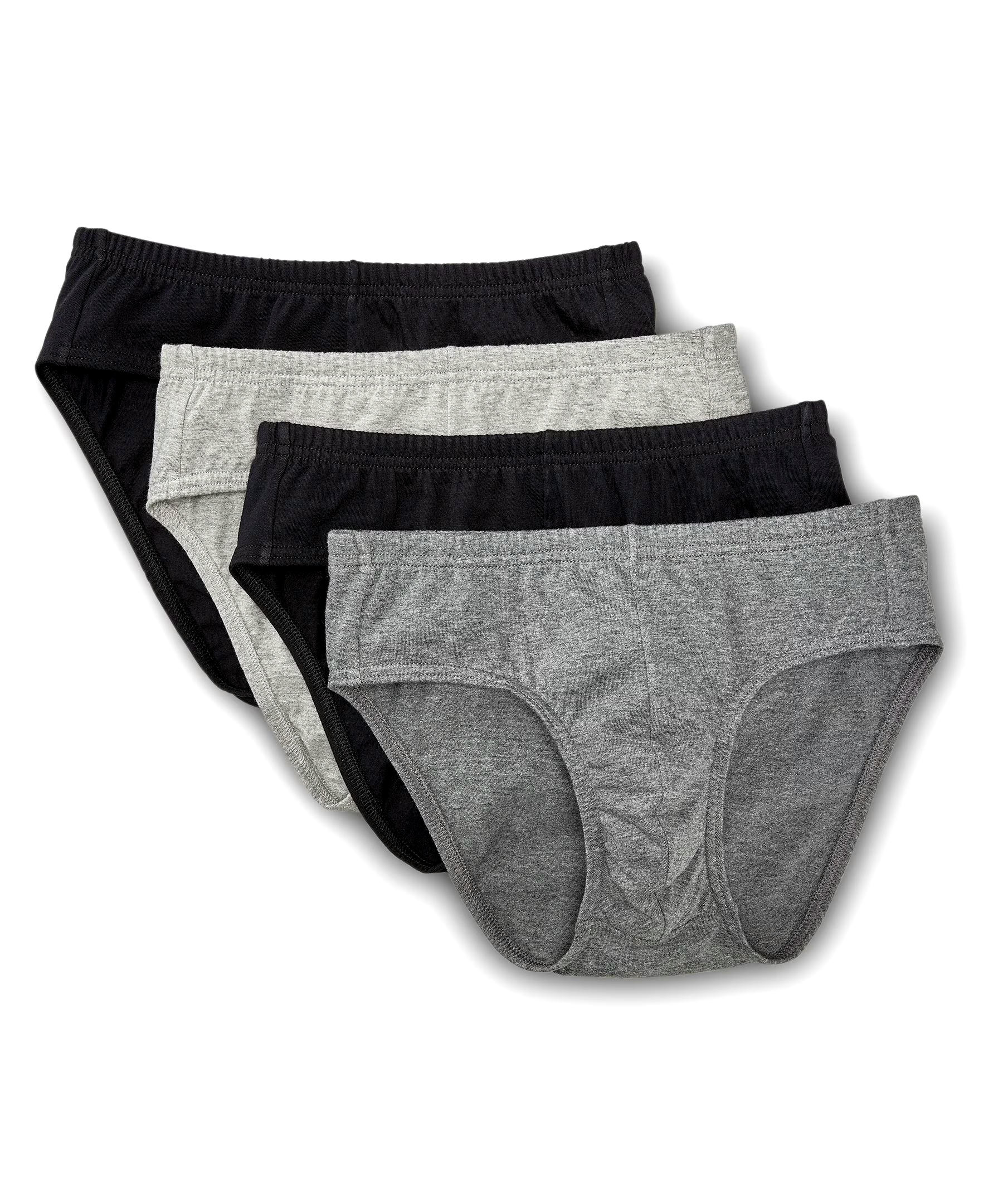 Denver Hayes Men's 4 Pack Classic Bikini Briefs Underwear