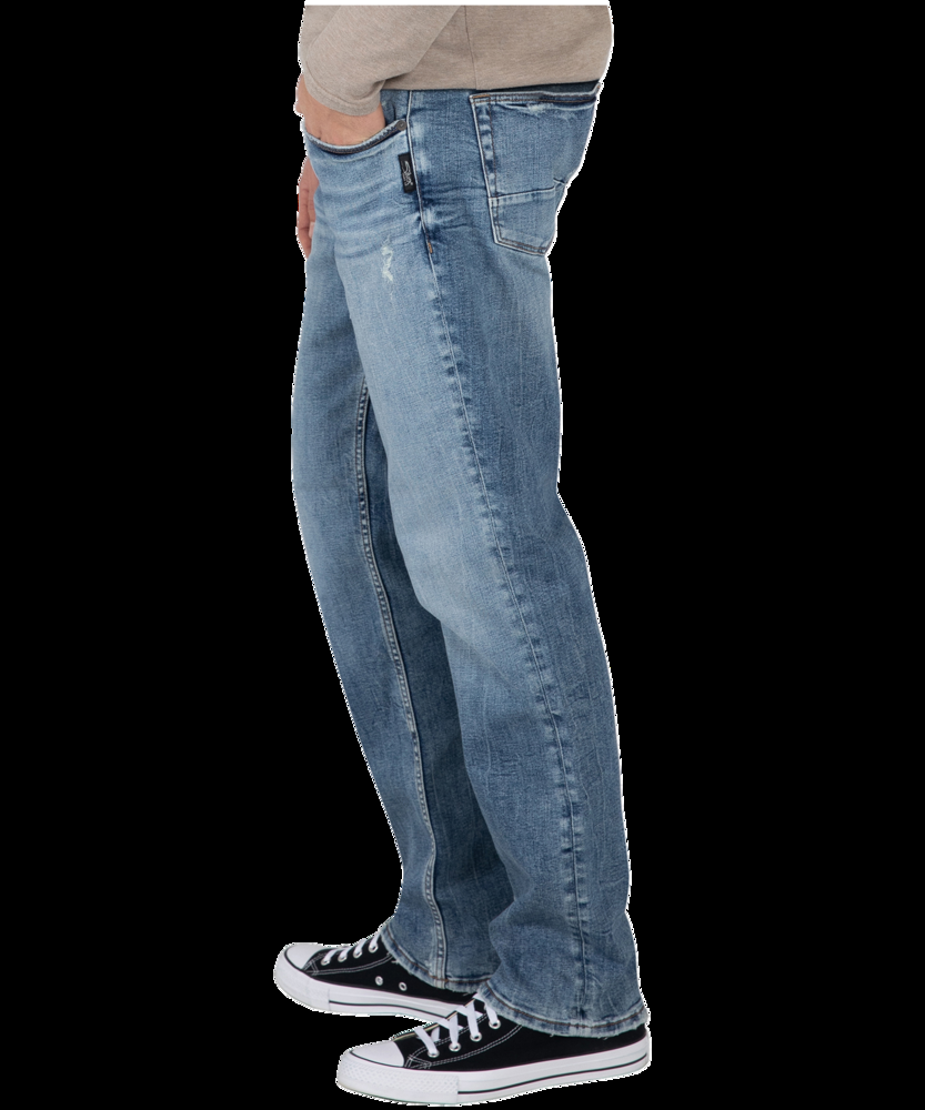 Silver Men's Machray Classic Straight Fit Ultralight Stretch Denim Jeans