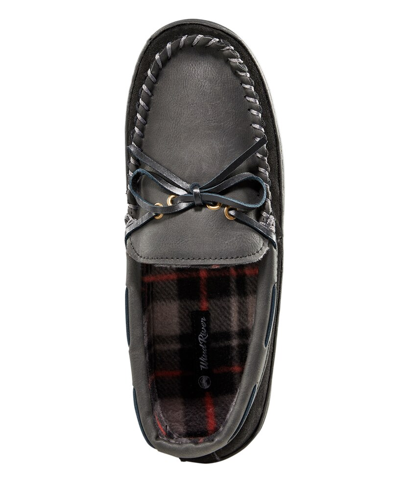 WindRiver Men's Suede Handsewn Slippers