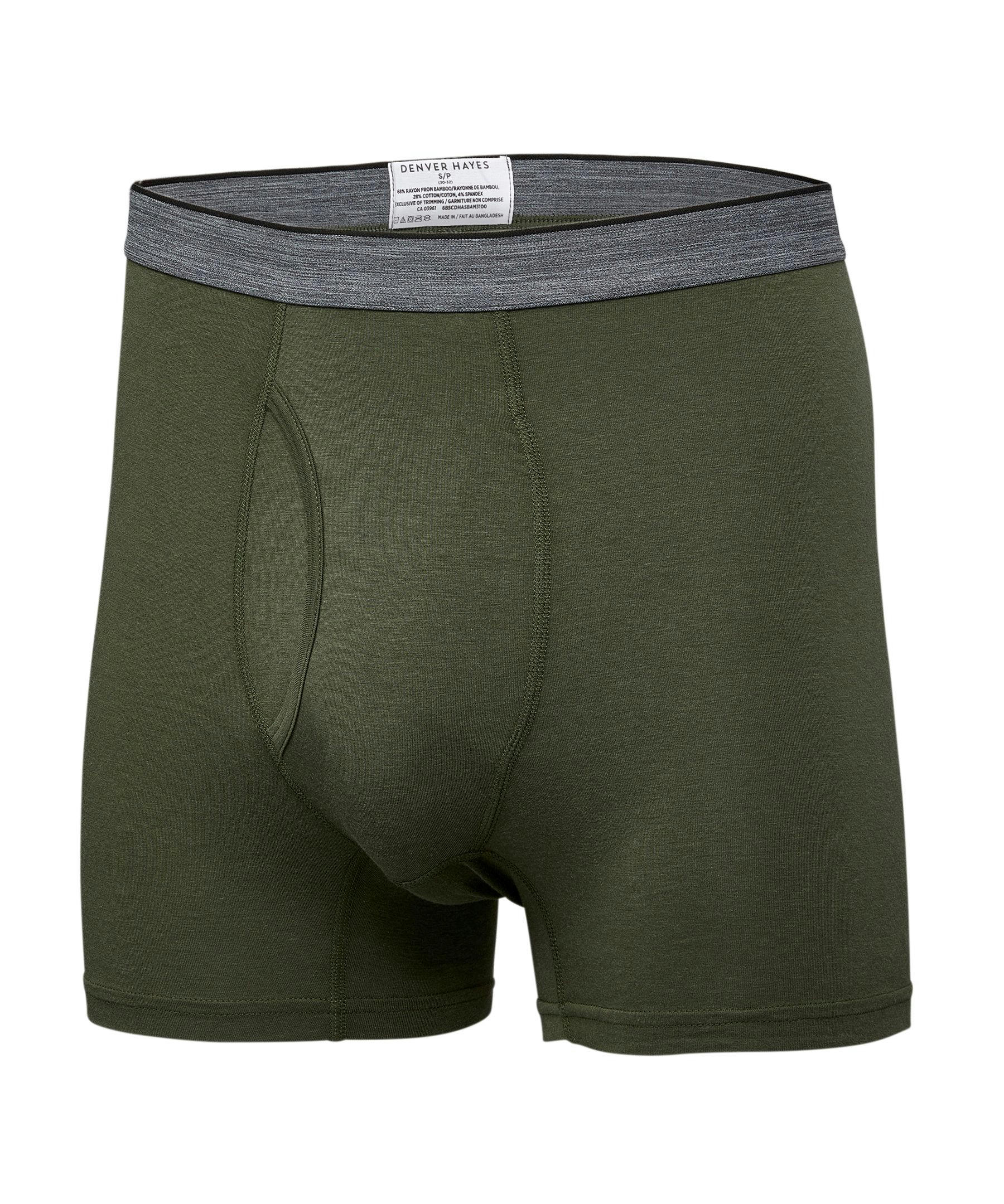 Denver Hayes Men's Rayon from Bamboo 2-Pack Boxer Briefs