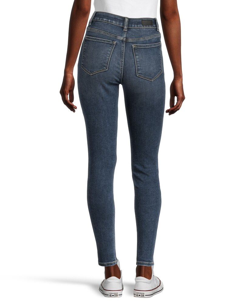 Denver Hayes Women's High Rise Skinny Jeans - Dark Indigo Wash