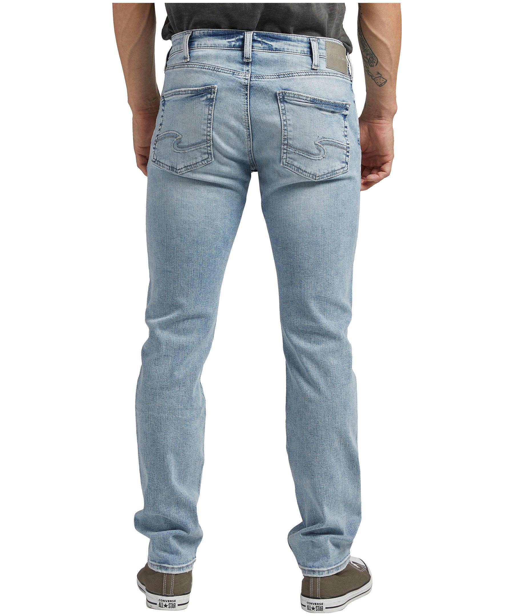 Silver Men's Konrad Slim Straight Fit Jeans