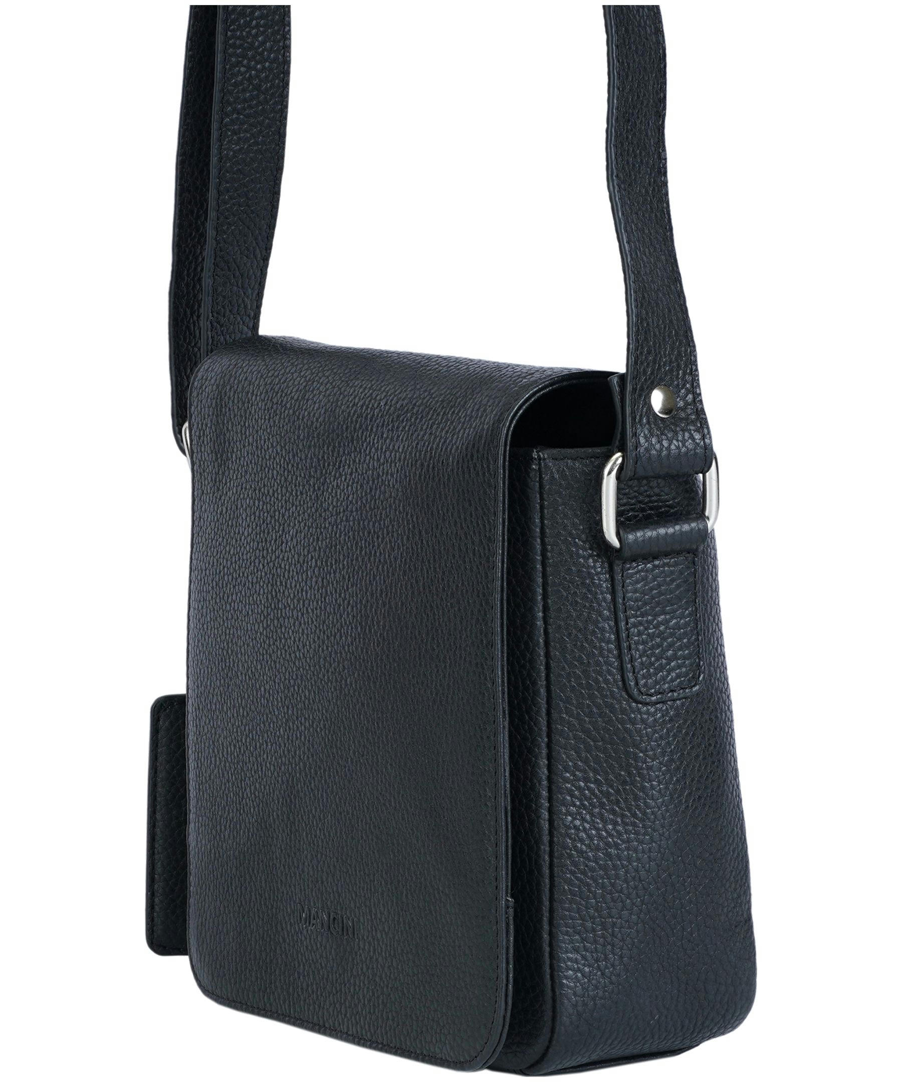 Mancini Leather Goods Women's Pebelled Page Crossbody Bag