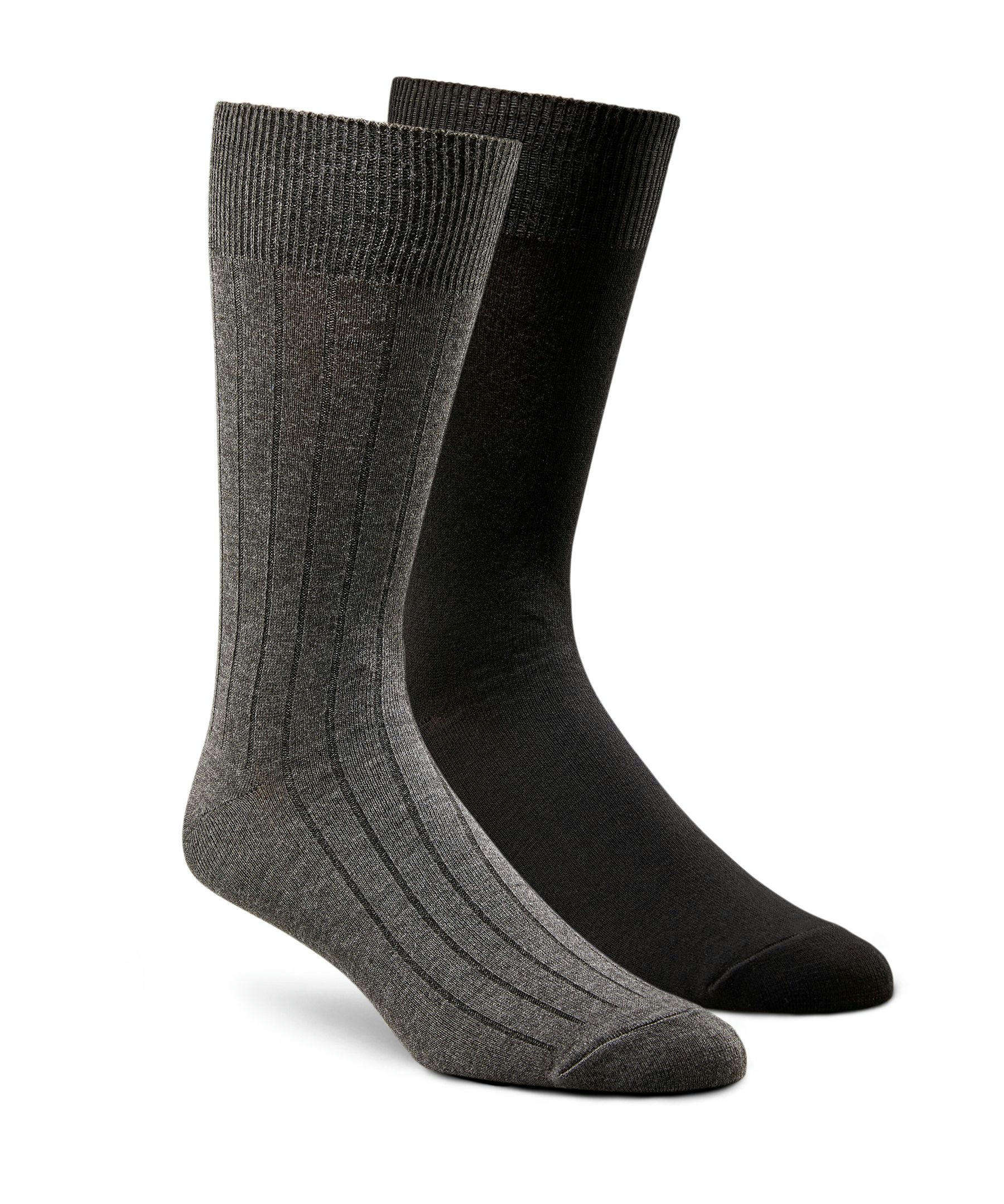 Denver Hayes Men's 2 Pack FRESHTECH Bamboo Crew Sock