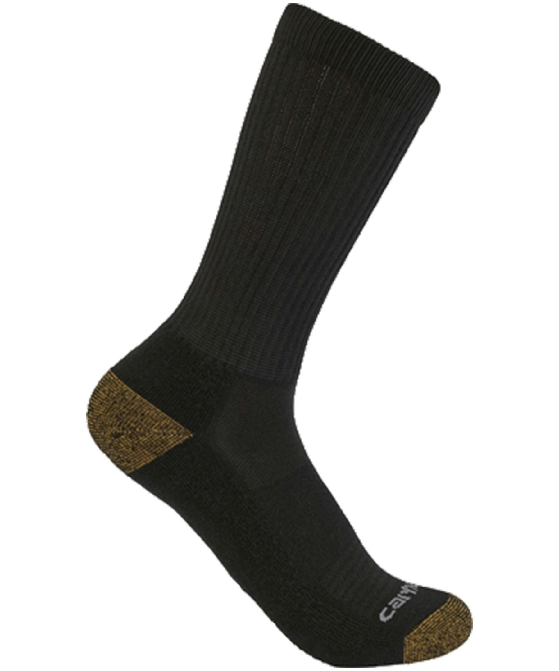 Carhartt Men's 6 Pack Midweight Crew Work Socks