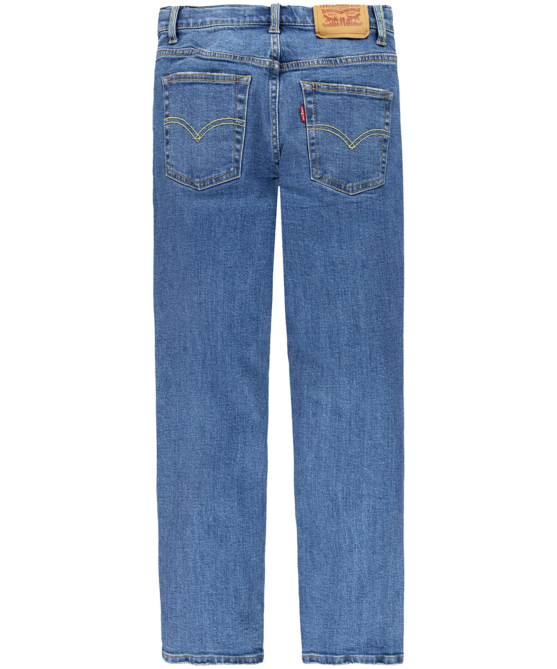 Youth Unisex 501 Mid Rise Straight Leg Distressed Jeans