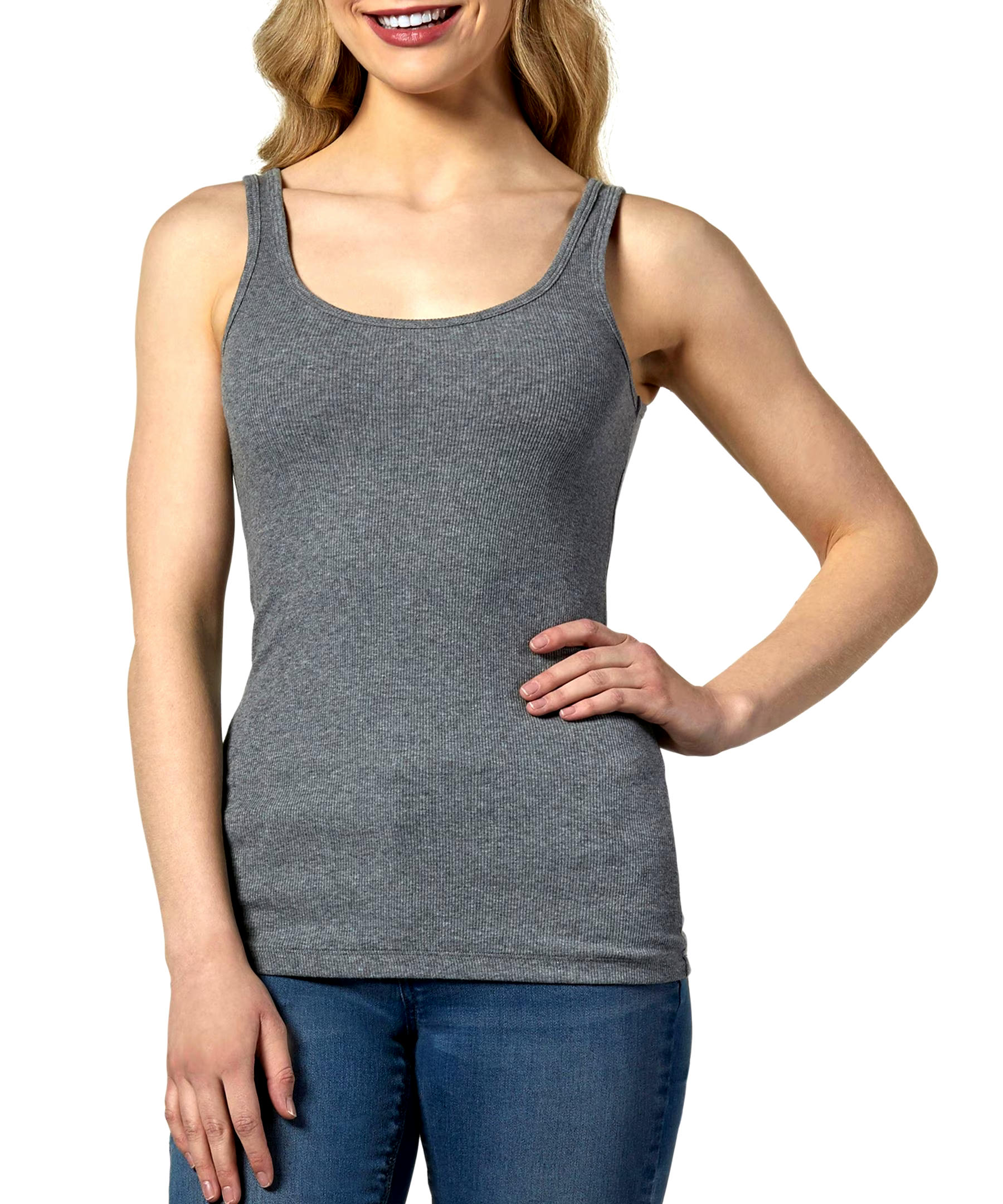 Denver Hayes Women's Fitted Ribbed Tank