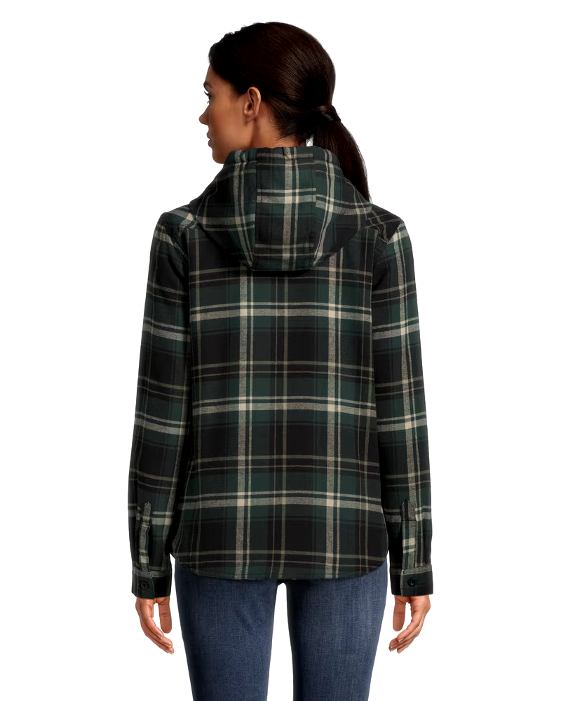 Tough Duck Women's Plush Pile-Lined Flannel Jacket