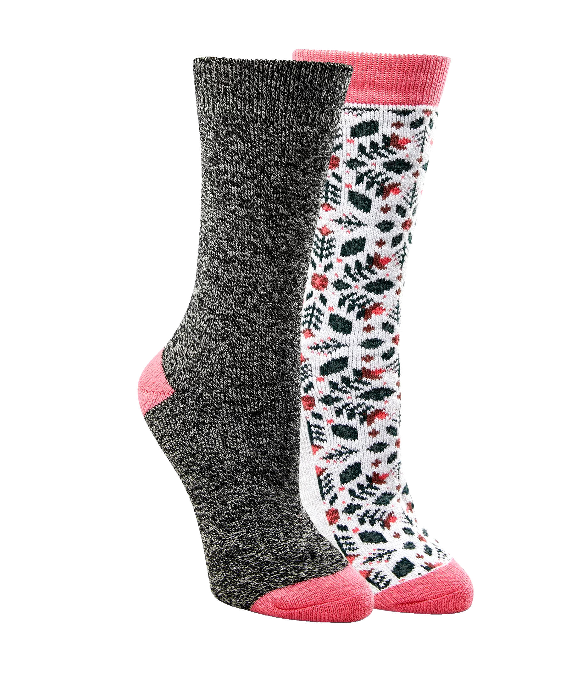 Columbia Women's 2 Pack Mid Weight Thermal Fleece Lined Crew Socks