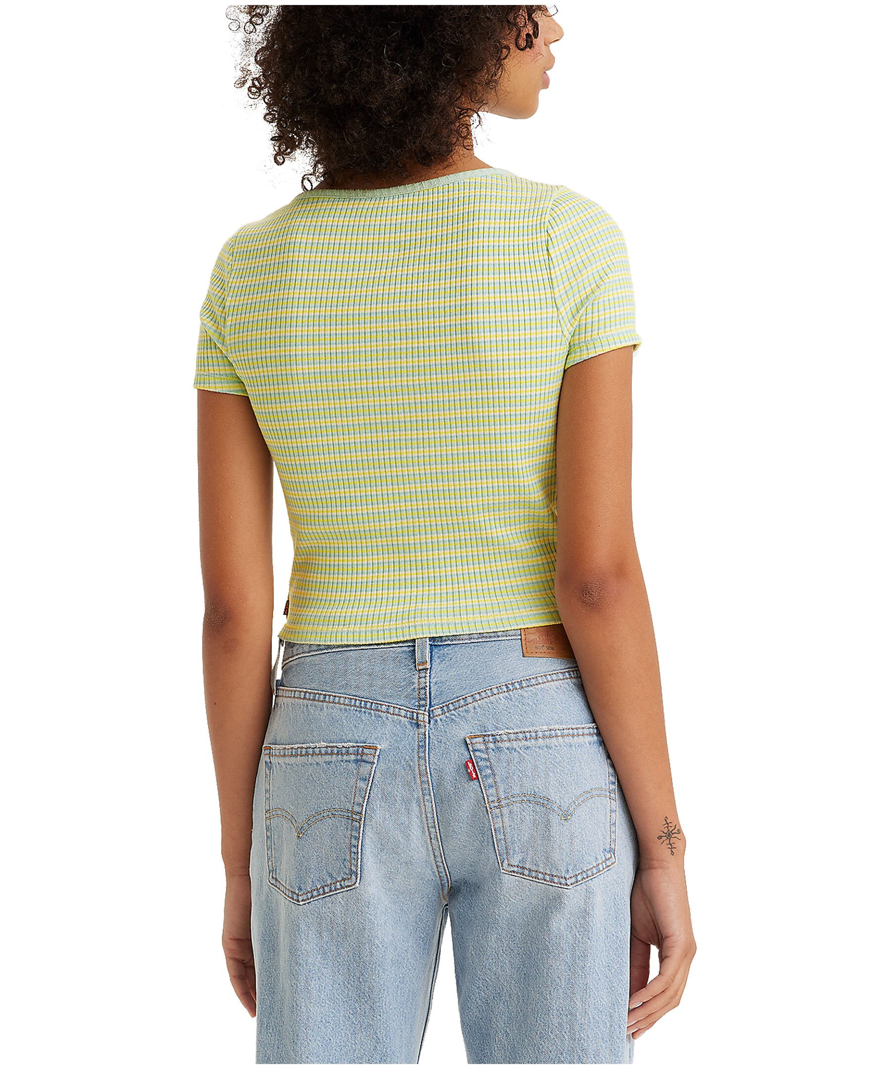 Levi's Women's Britt Slim Fit Snap Front Top