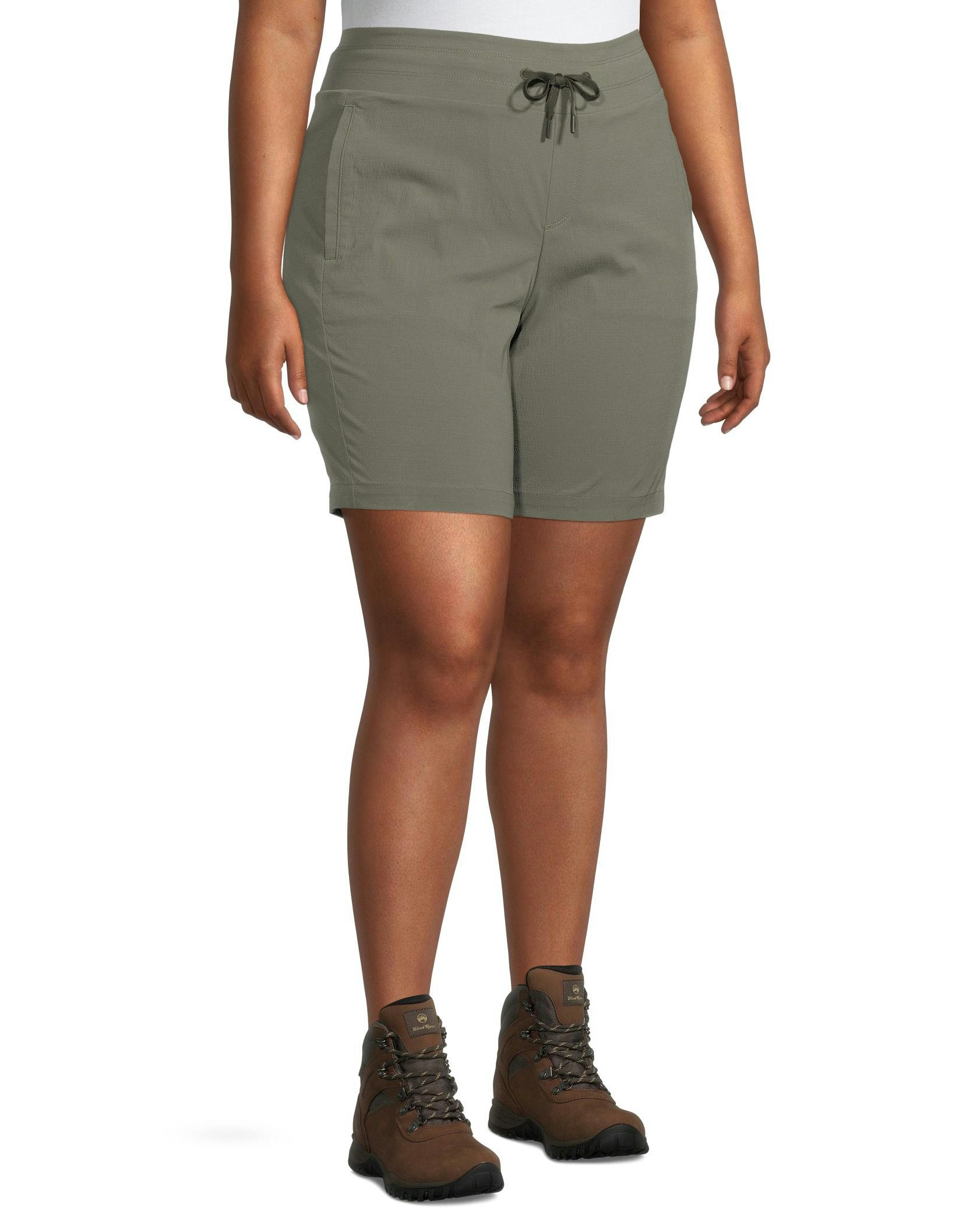 WindRiver Women's Water Repellent Hyper-Dri 1 High Rise Pull On Shorts