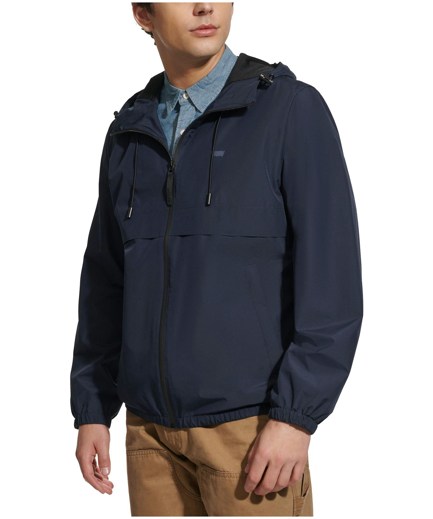 Levi's Men's Lightweight Water Resistant Rain Windbreaker
