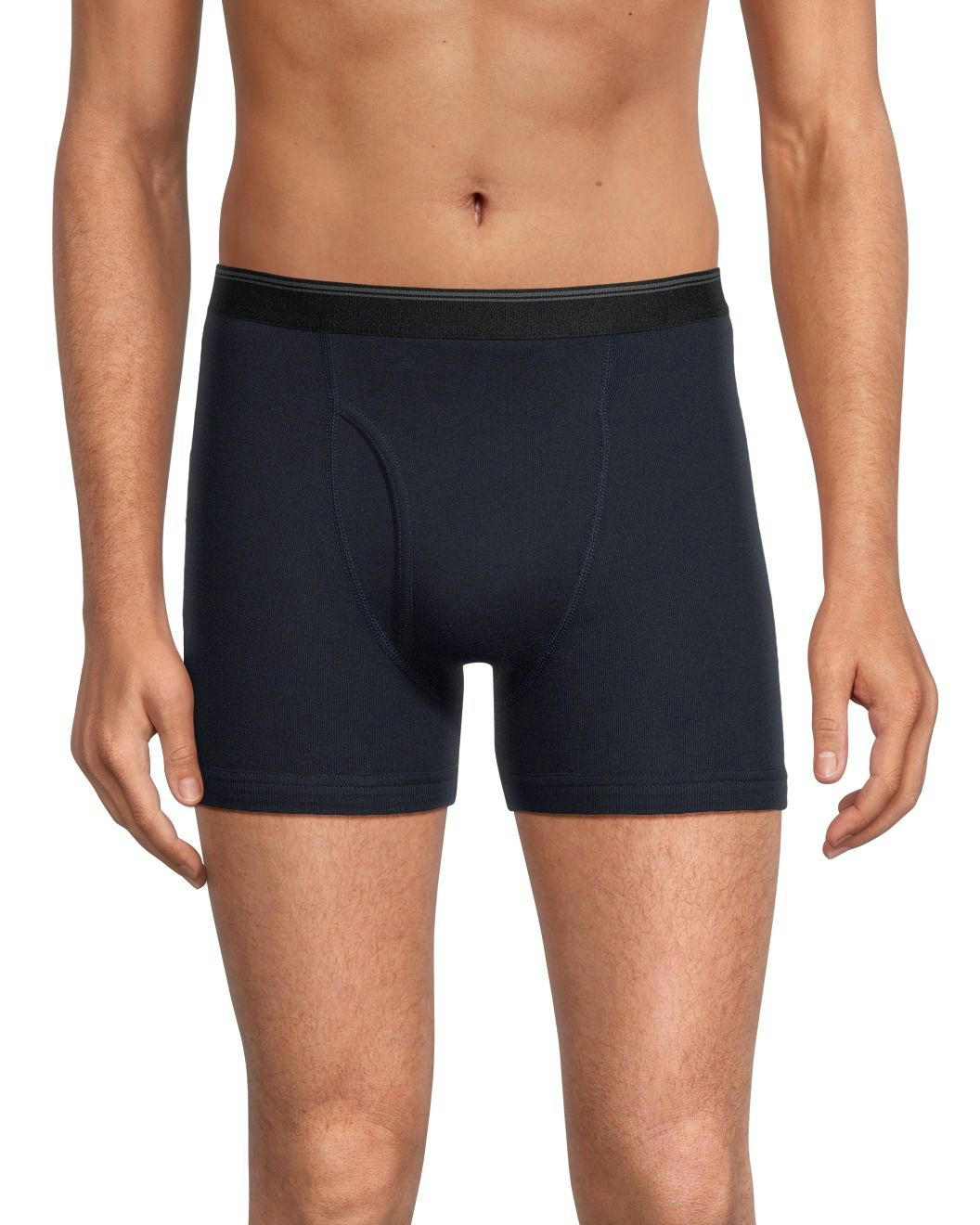 Denver Hayes Men's 3 Pack Solid Boxer Briefs