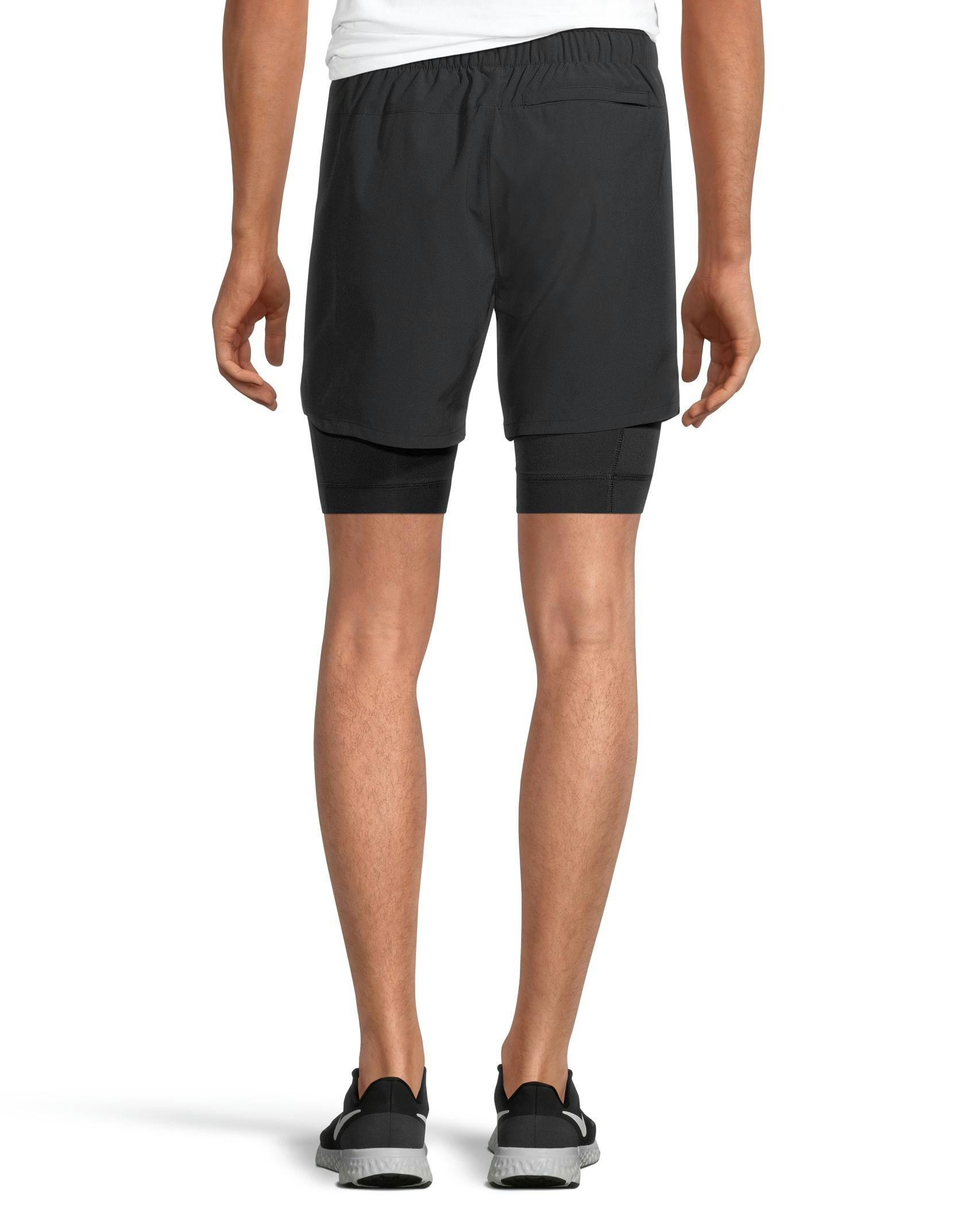 Matrix Men's 2-in-1 Mid Rise Relaxed Fit FreshTech Stretch Woven Shorts