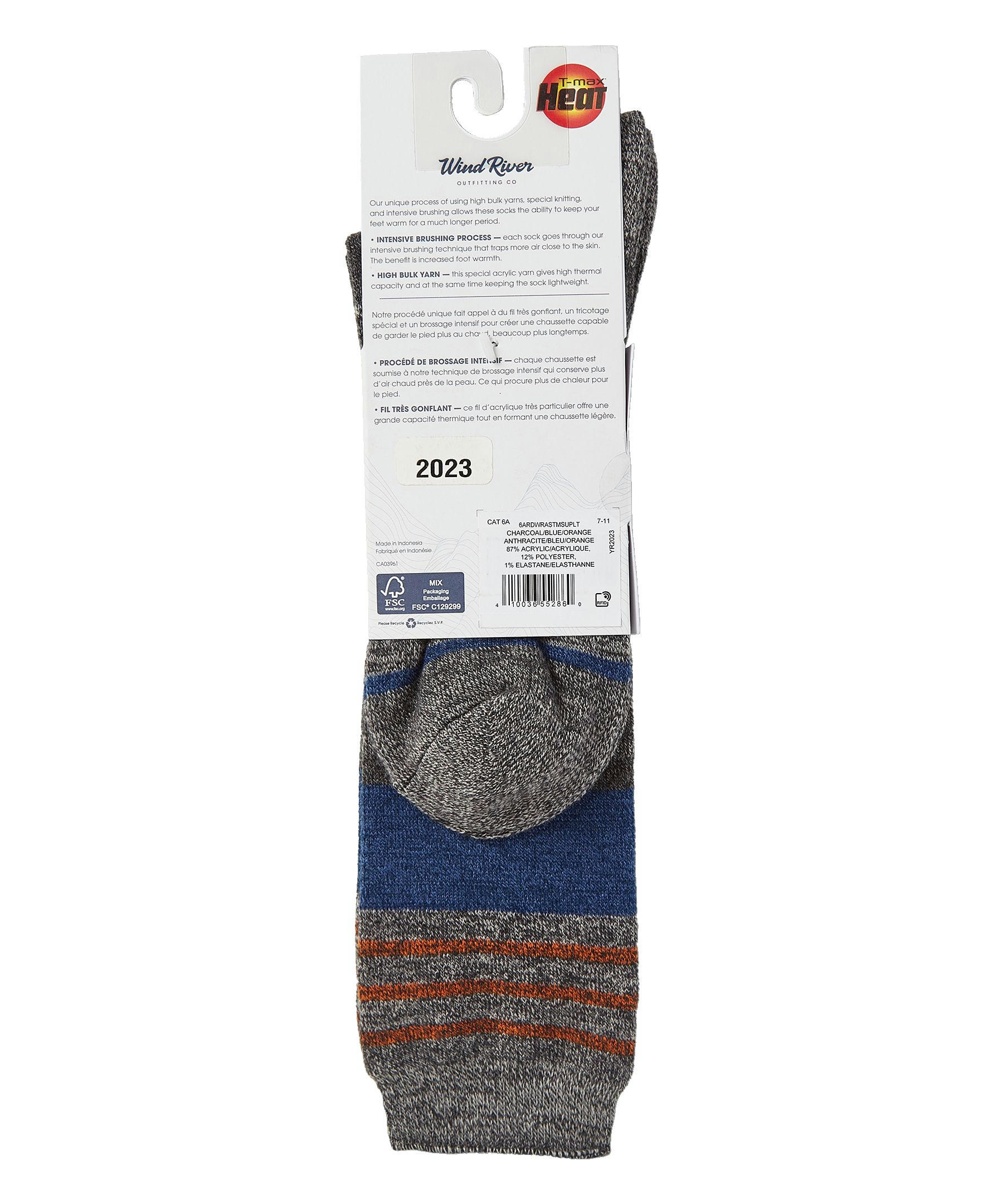 WindRiver Men's TMAX Heat Super Lite Boot Socks