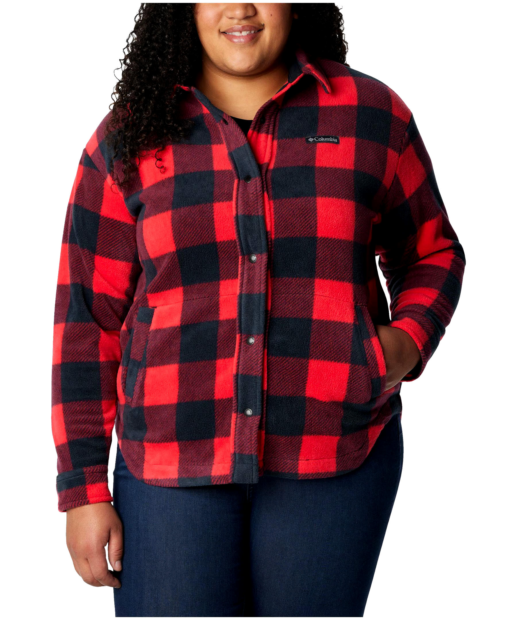 Columbia Women's Benton Springs Fleece Shacket - Plus Size