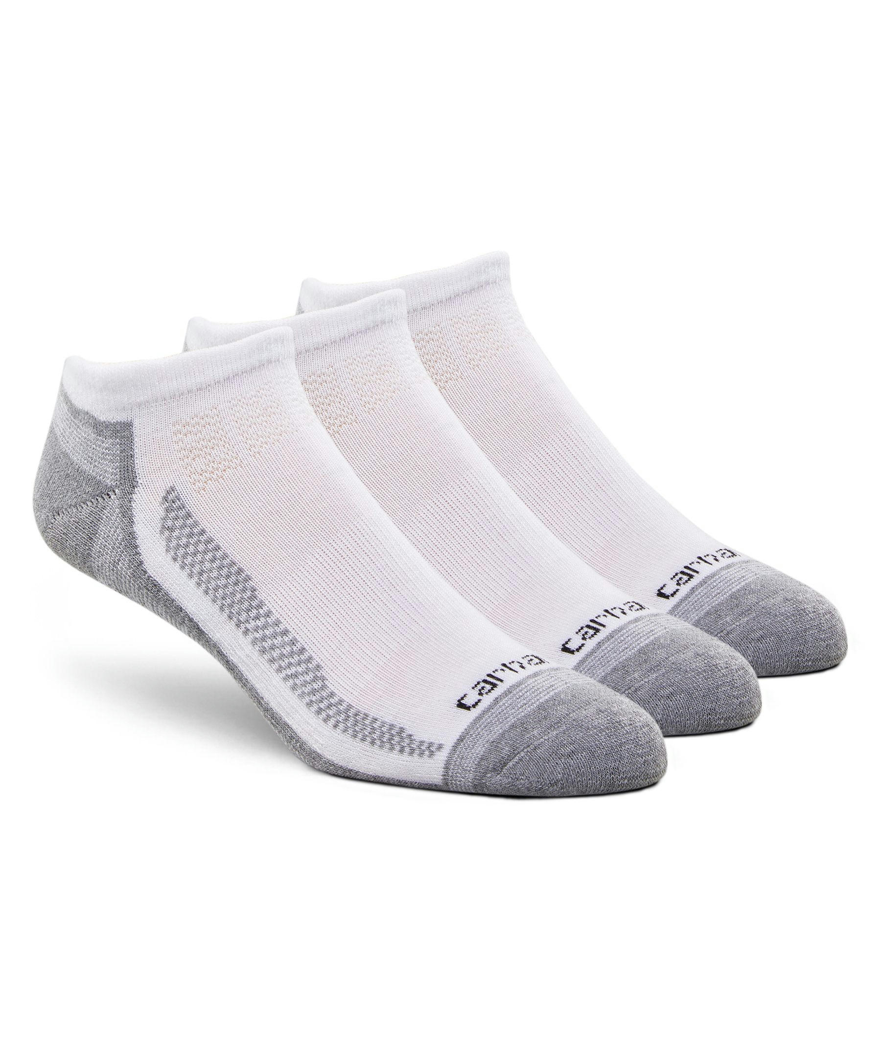 Carhartt Men's Force Midweight Low-Cut Work Socks - 3-Pack