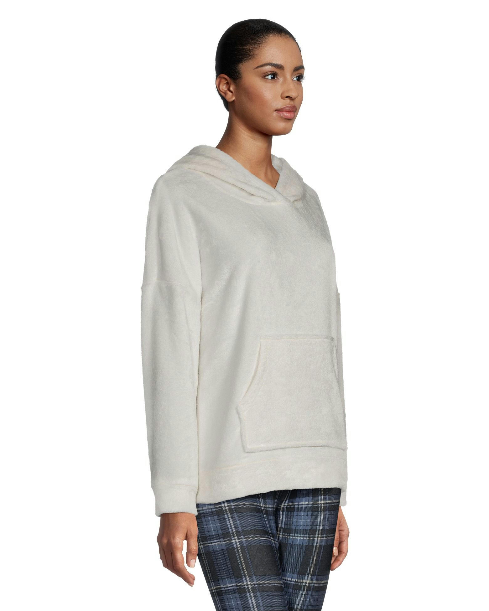 Denver Hayes Women's Plush Velour Hooded Shirt