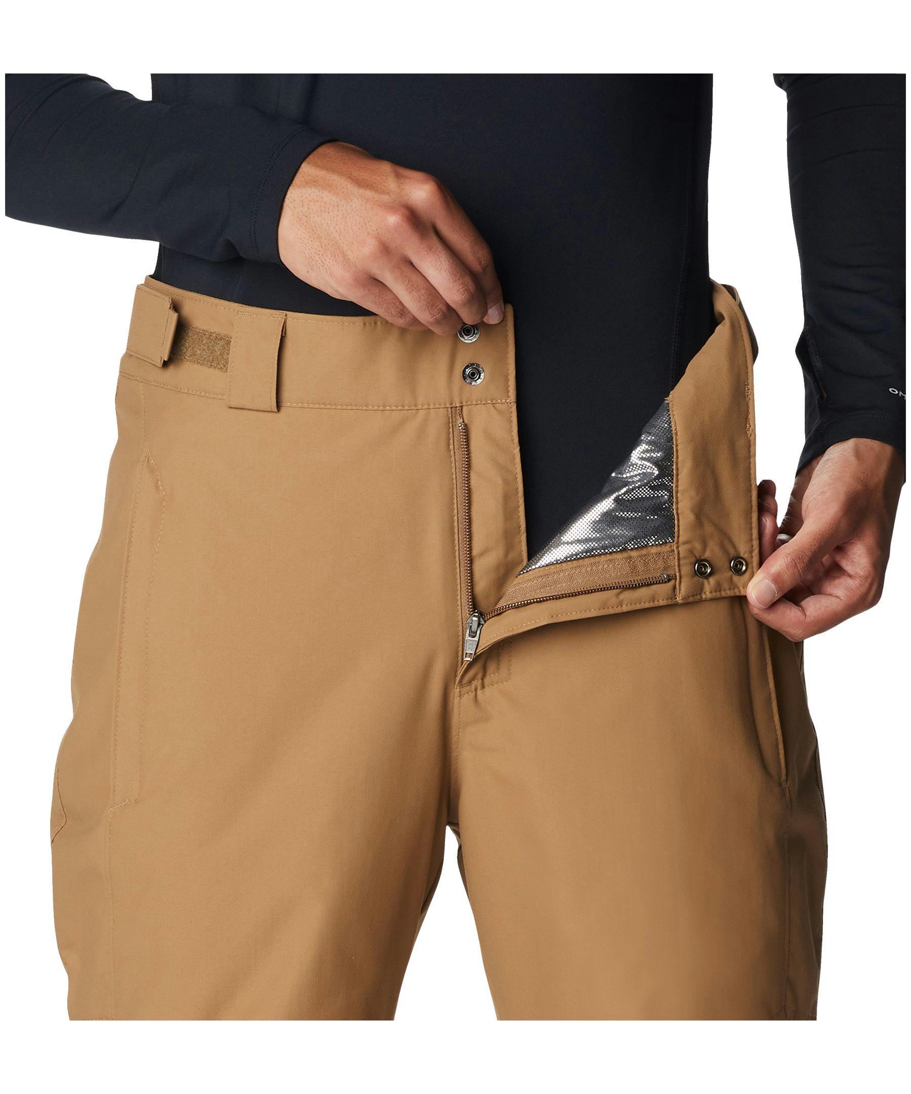 Columbia Men's Bugaboo IV Omni-Heat Waterproof Insulated Snow Pants - Black