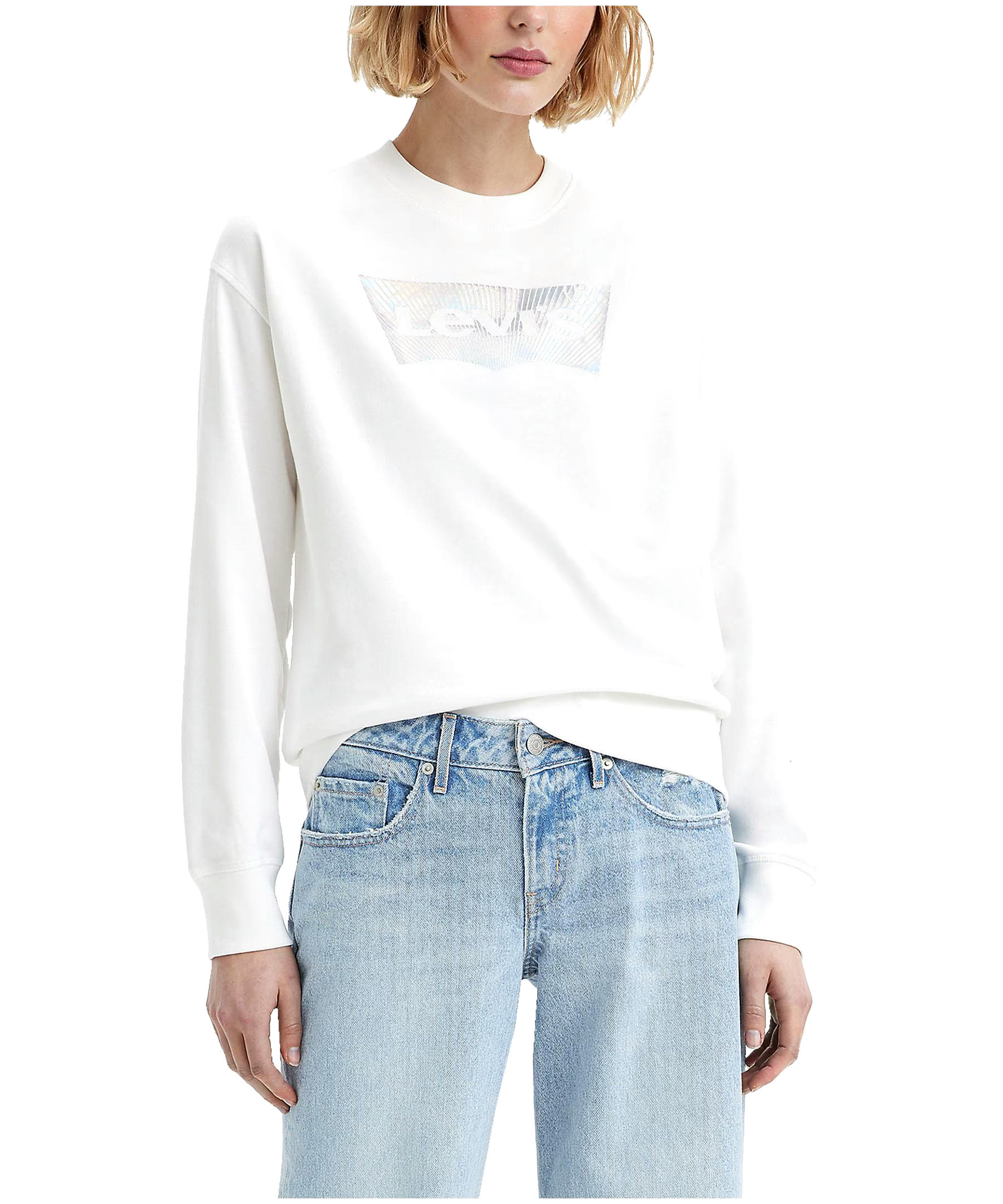 Levi's Women's Cozy Graphic Crewneck Sweatshirt